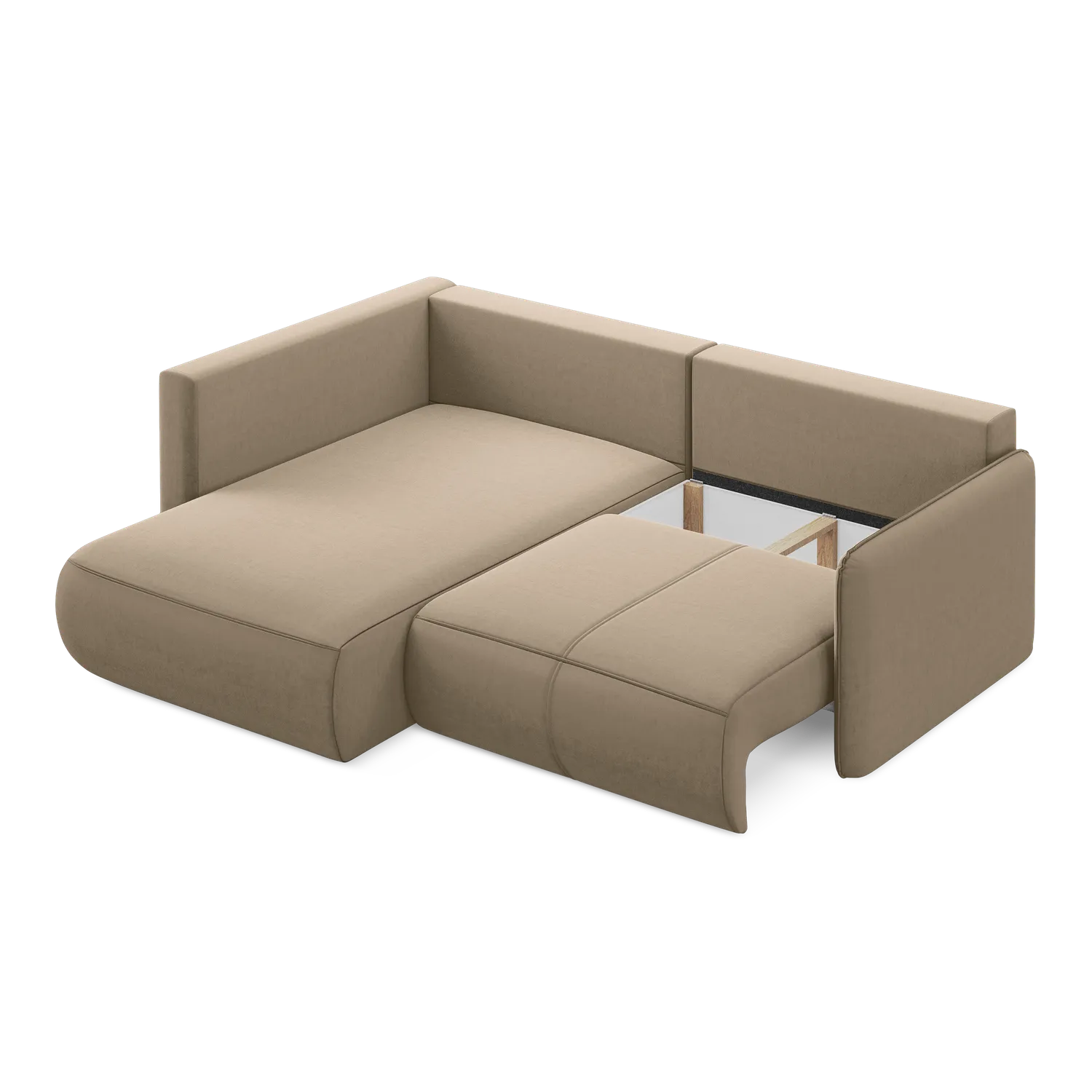 Riviera - Davis - Ciemny beż / Lewy