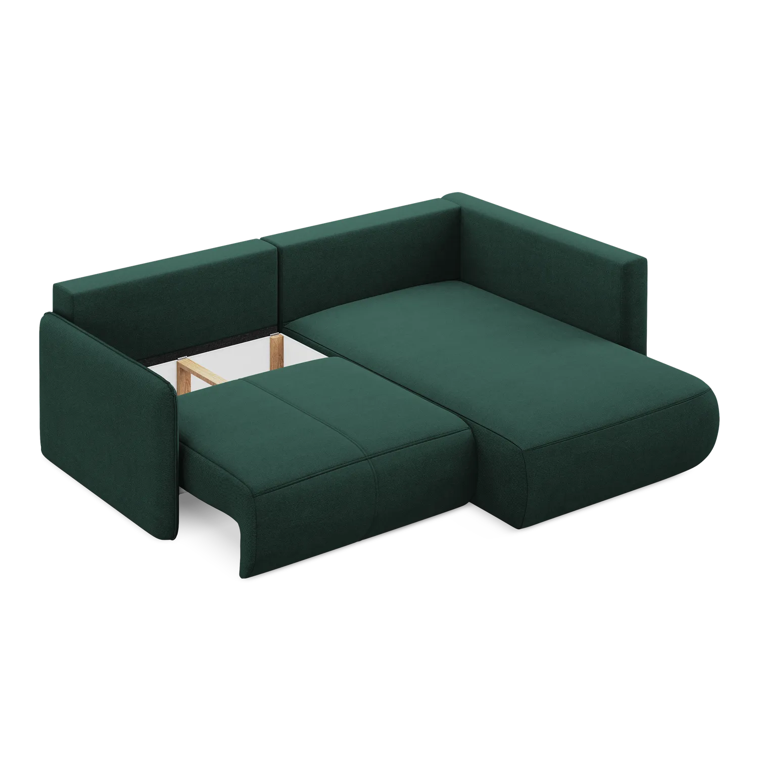 Point - Davis - Butelkowa zieleń / Prawy