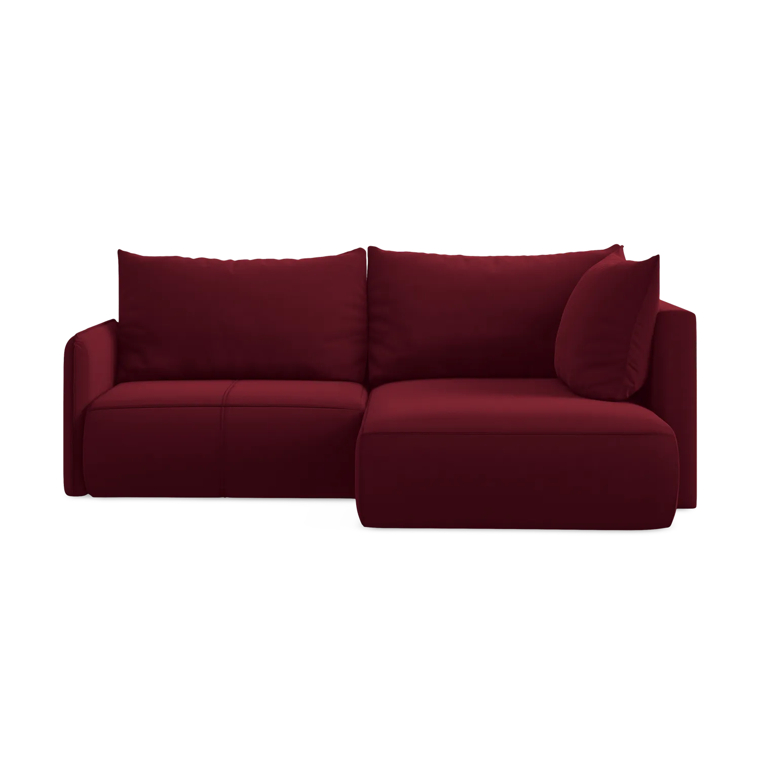 Riviera - Davis - Burgundowy / Prawy