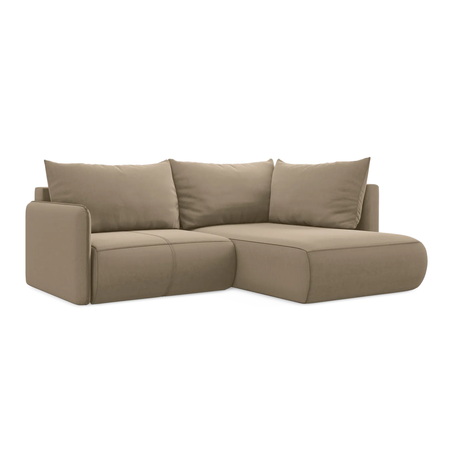 Riviera - Davis - Ciemny beż / Prawy