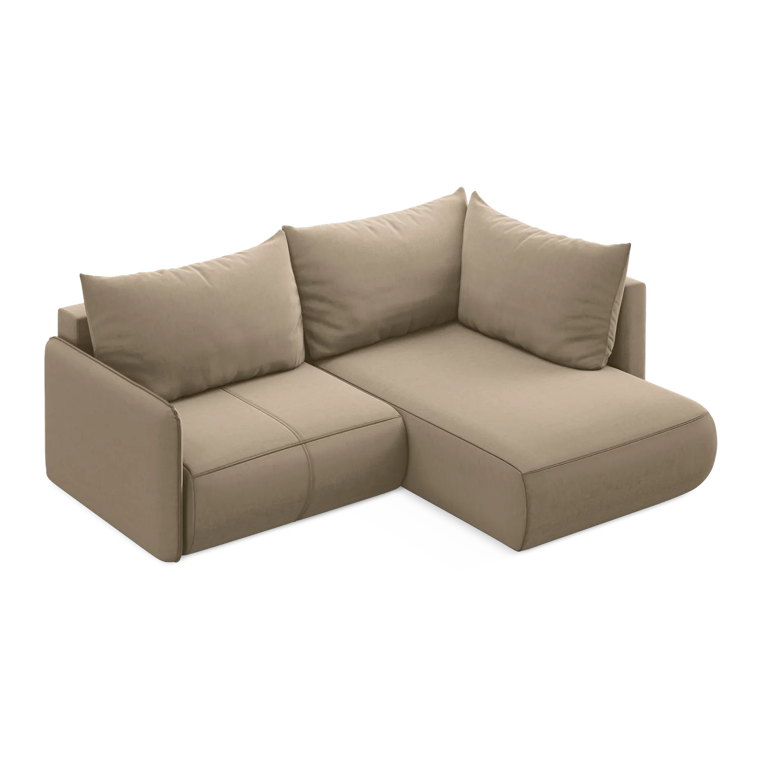 Riviera - Davis - Ciemny beż / Prawy