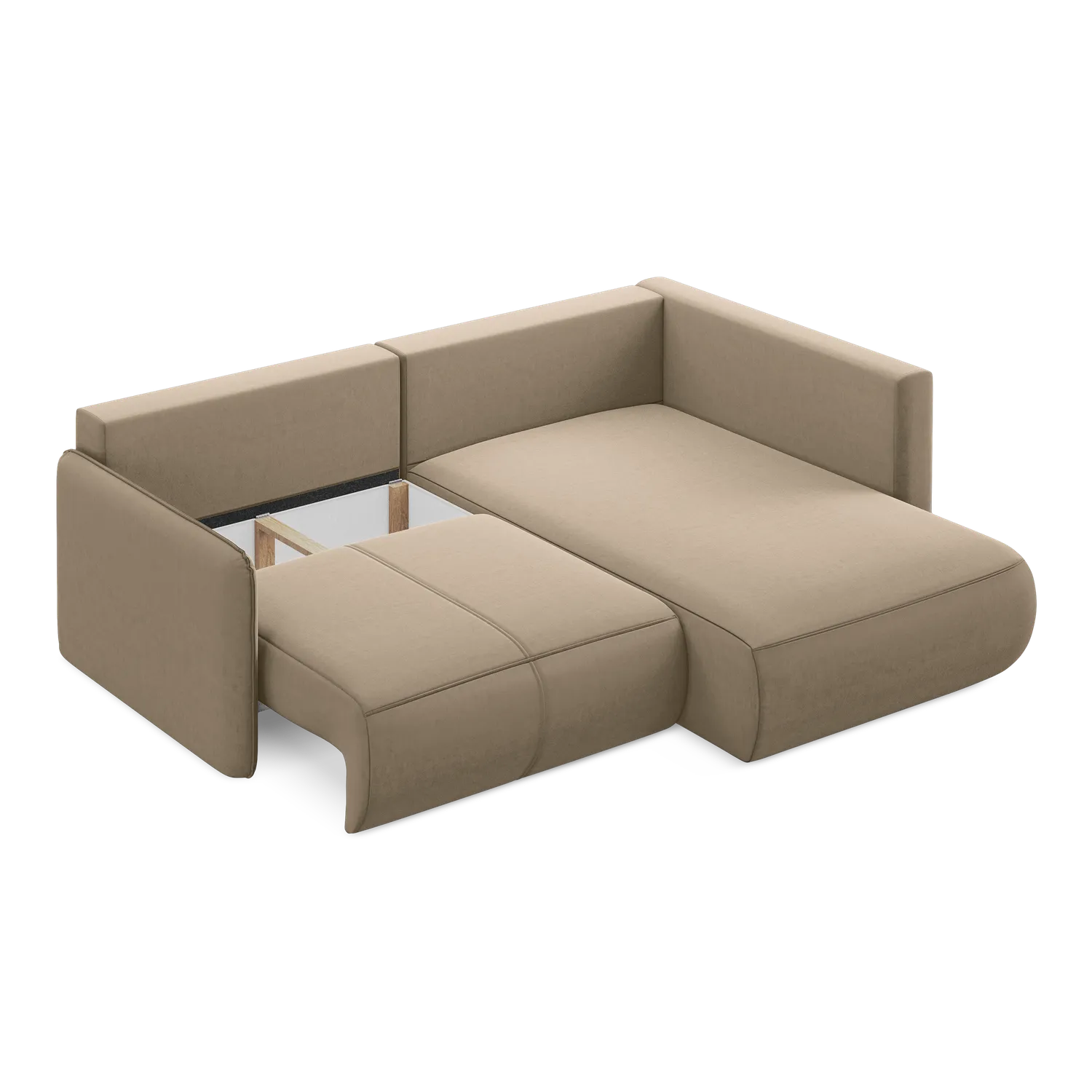 Riviera - Davis - Ciemny beż / Prawy