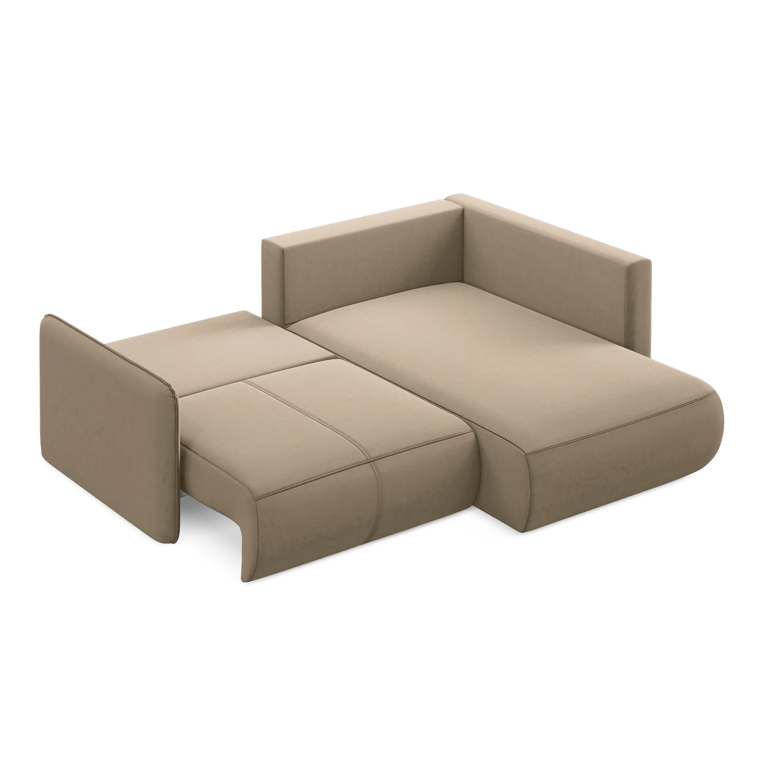 Riviera - Davis - Ciemny beż / Prawy