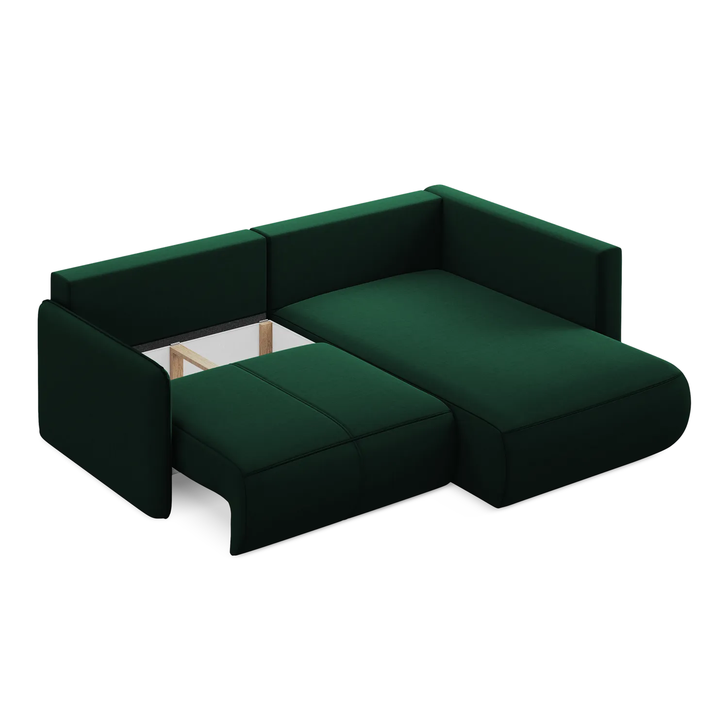 Riviera - Davis - Butelkowa zieleń / Prawy