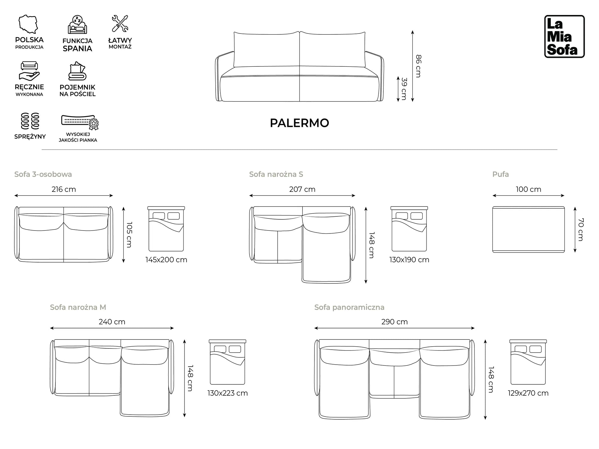Poso - Lech - Ciemny beż / Prawy