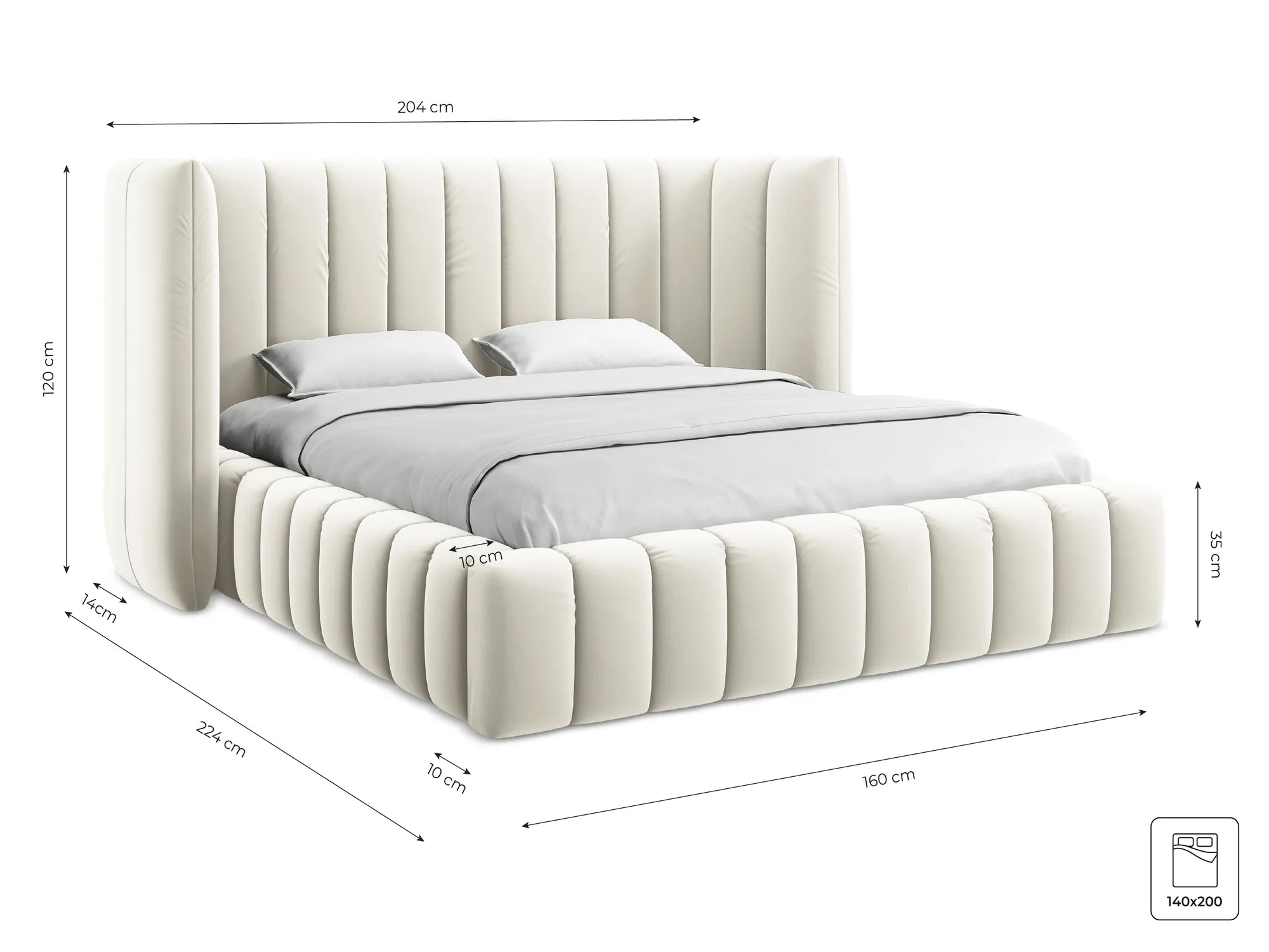 Bluvel - Fabb - Kreci - 140x200