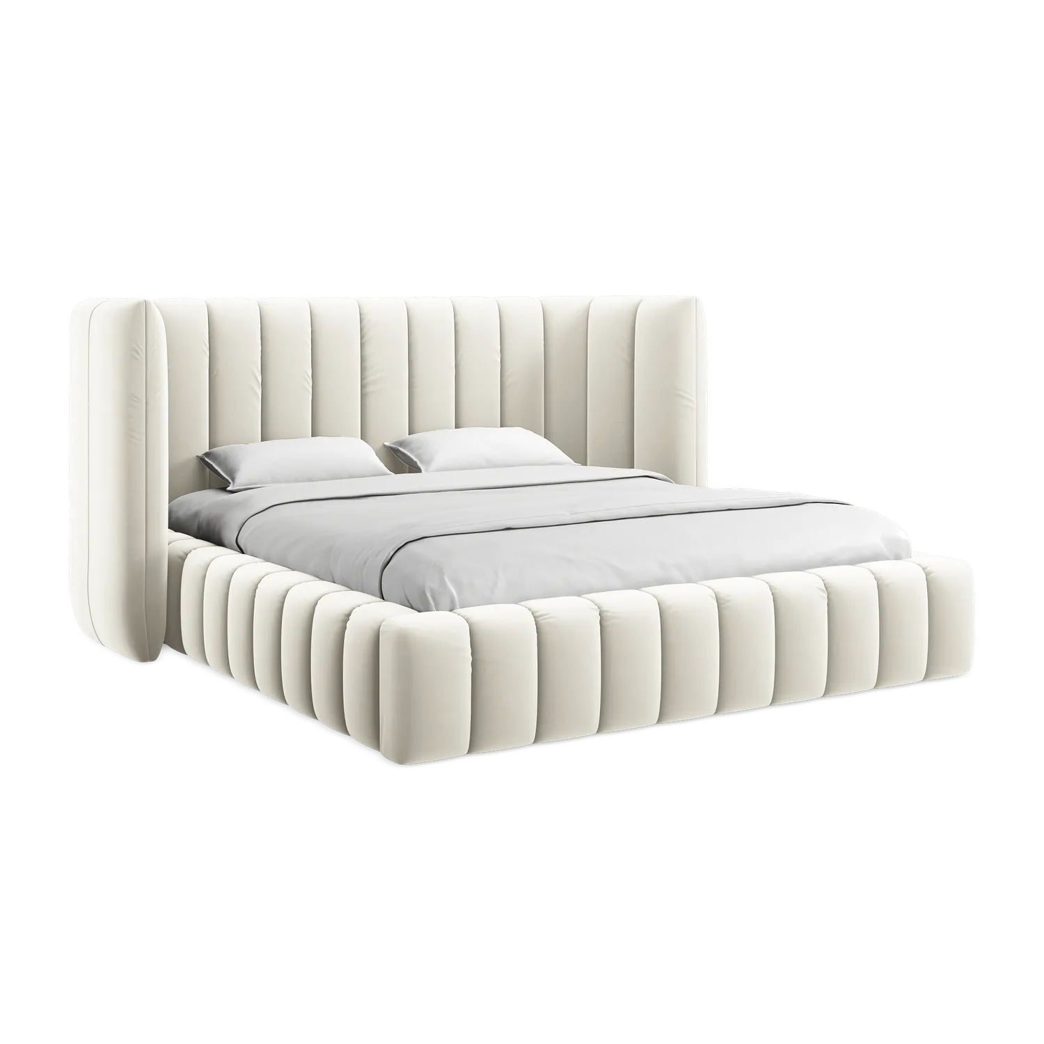 Bluvel - Fabb - Jasny beż - 160x200