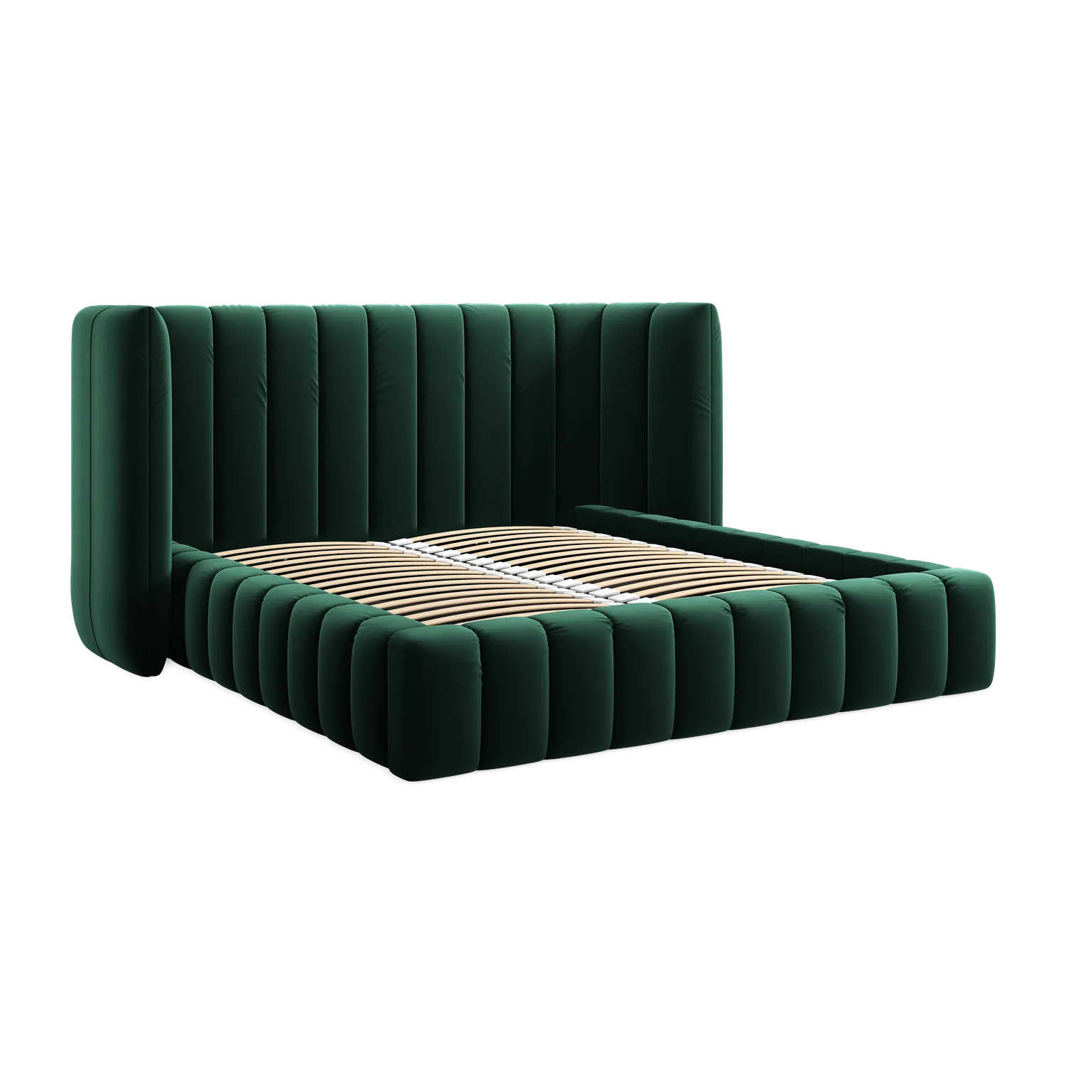 Bluvel - Fabb - Butelkowa zieleń - 160x200