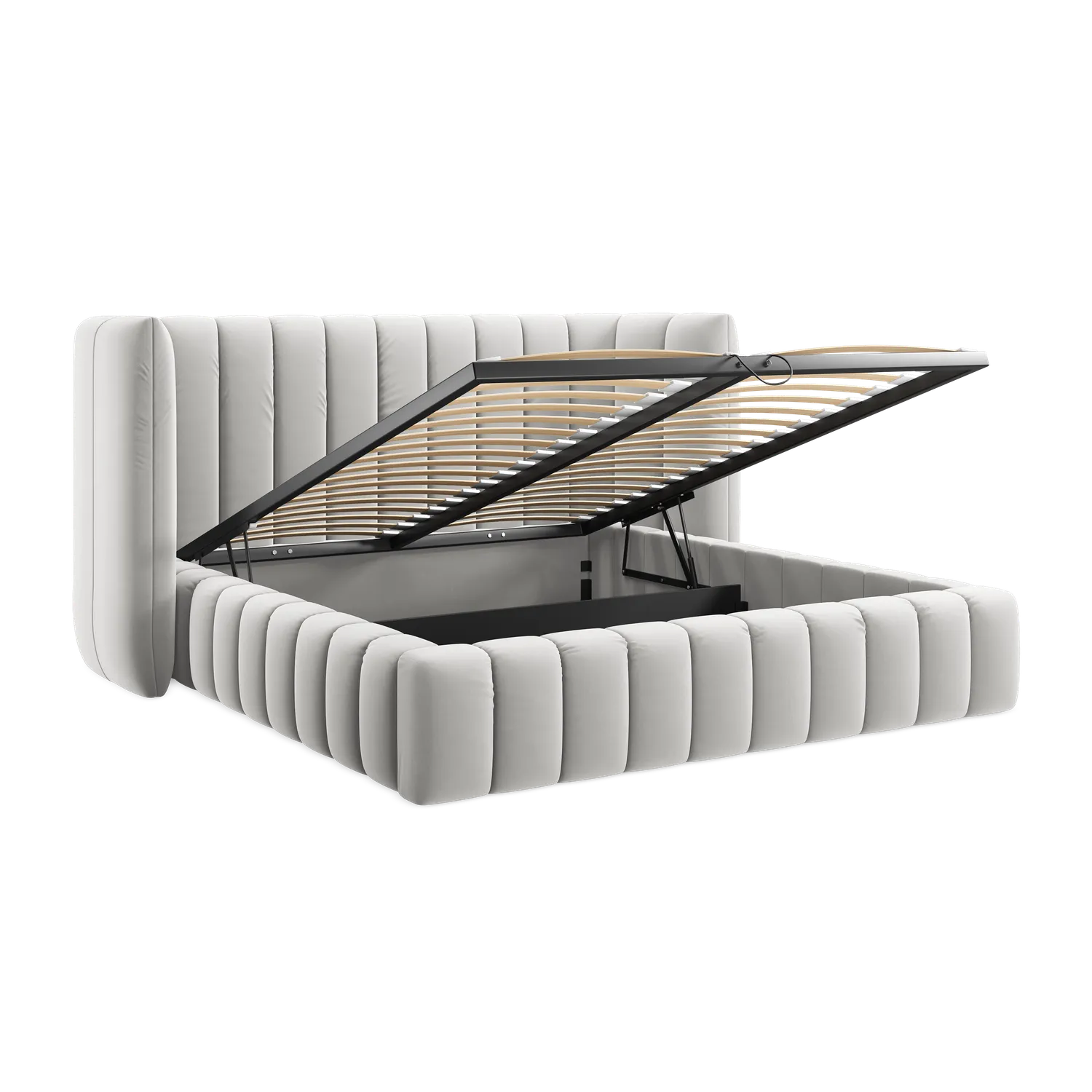 Bluvel - Fabb - Srebrny - 160x200