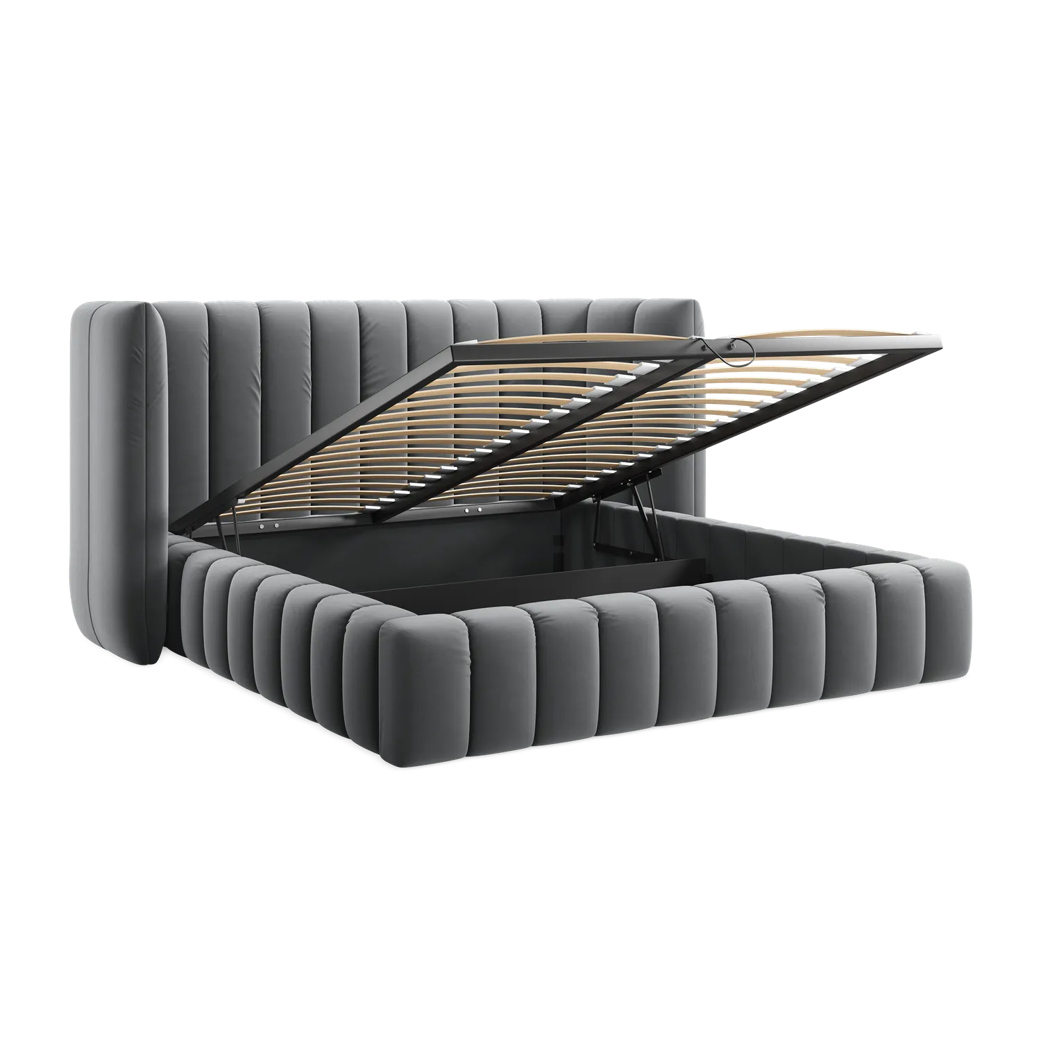 Bluvel - Fabb - Stalowy - 160x200