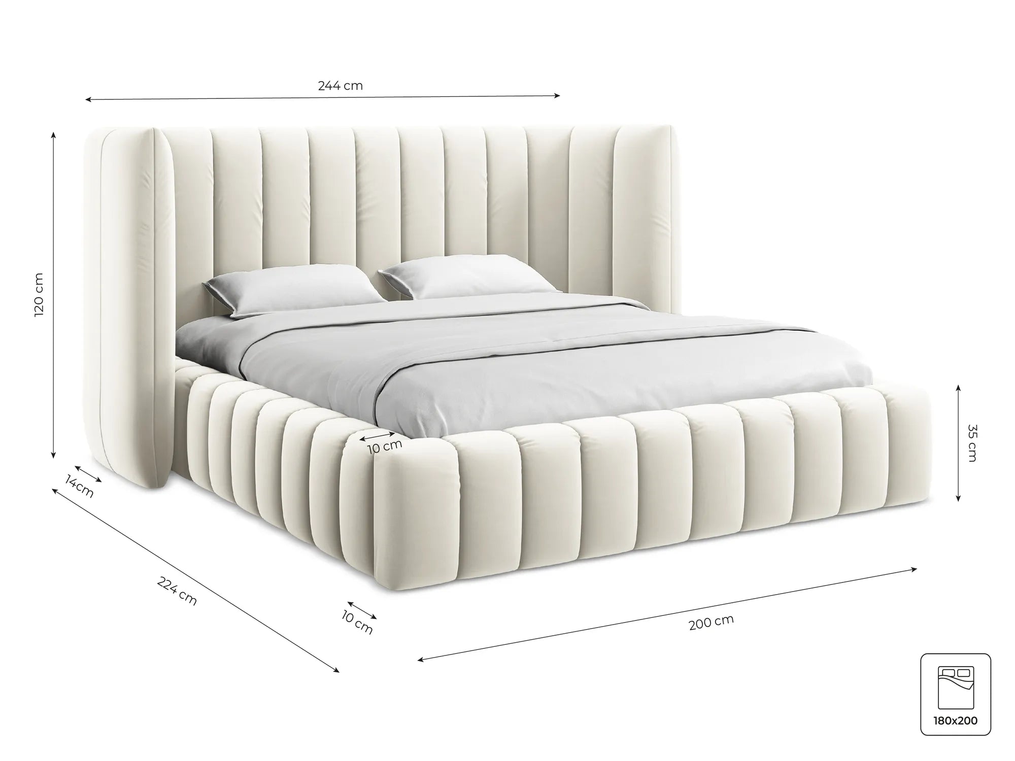 Bluvel - Fabb - Kreci - 180x200