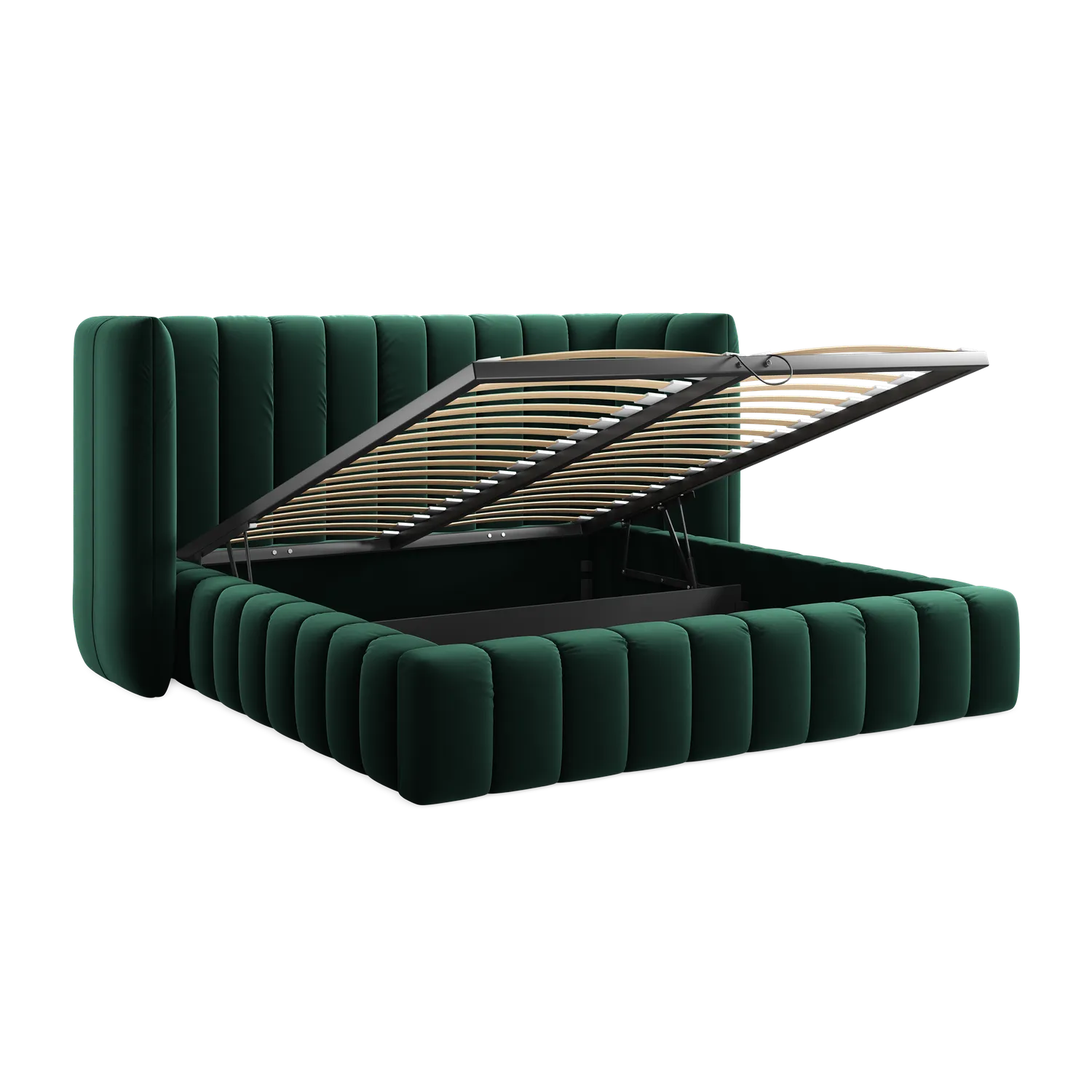 Bluvel - Fabb - Butelkowa zieleń - 180x200