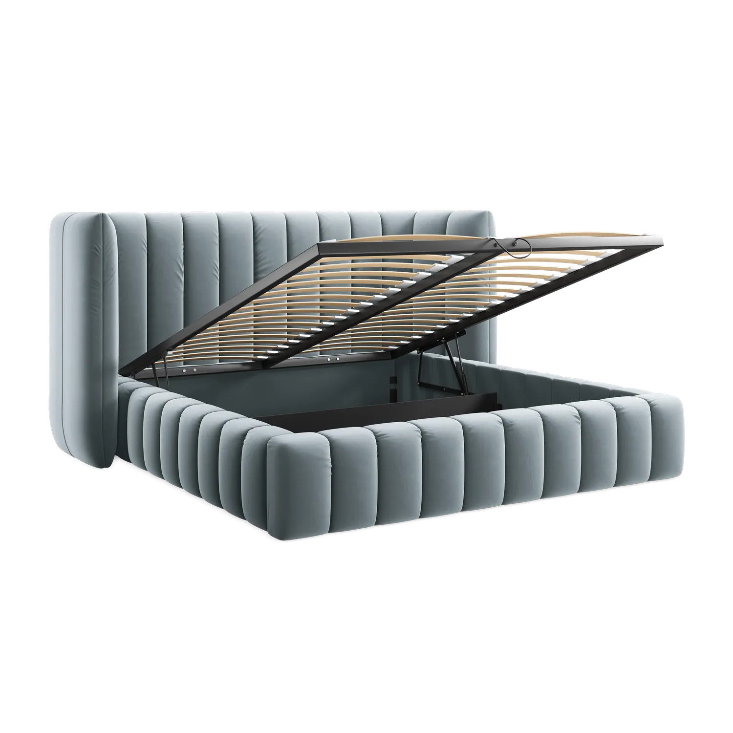 Bluvel - Fabb - Jasny niebieski - 180x200