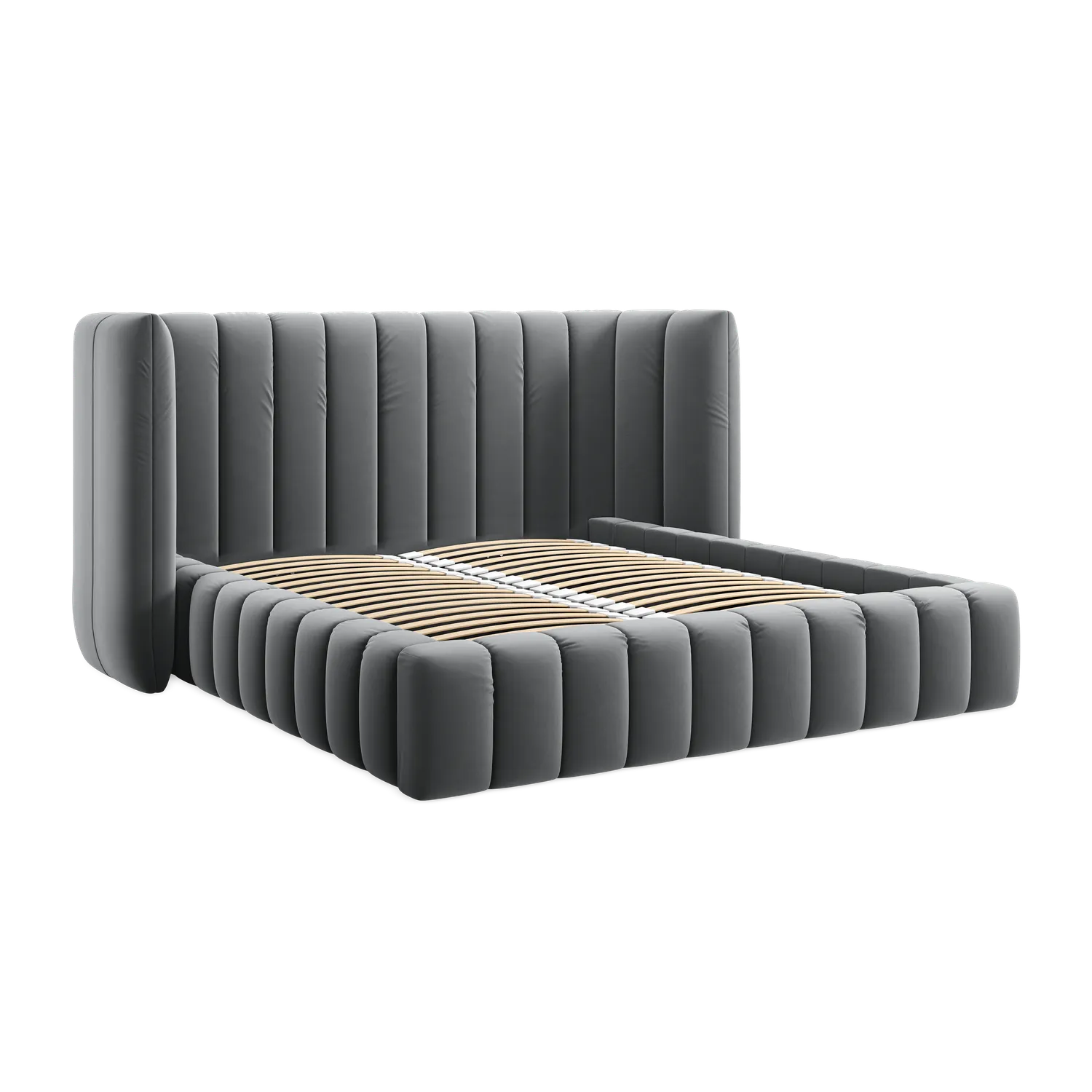 Bluvel - Fabb - Stalowy - 180x200