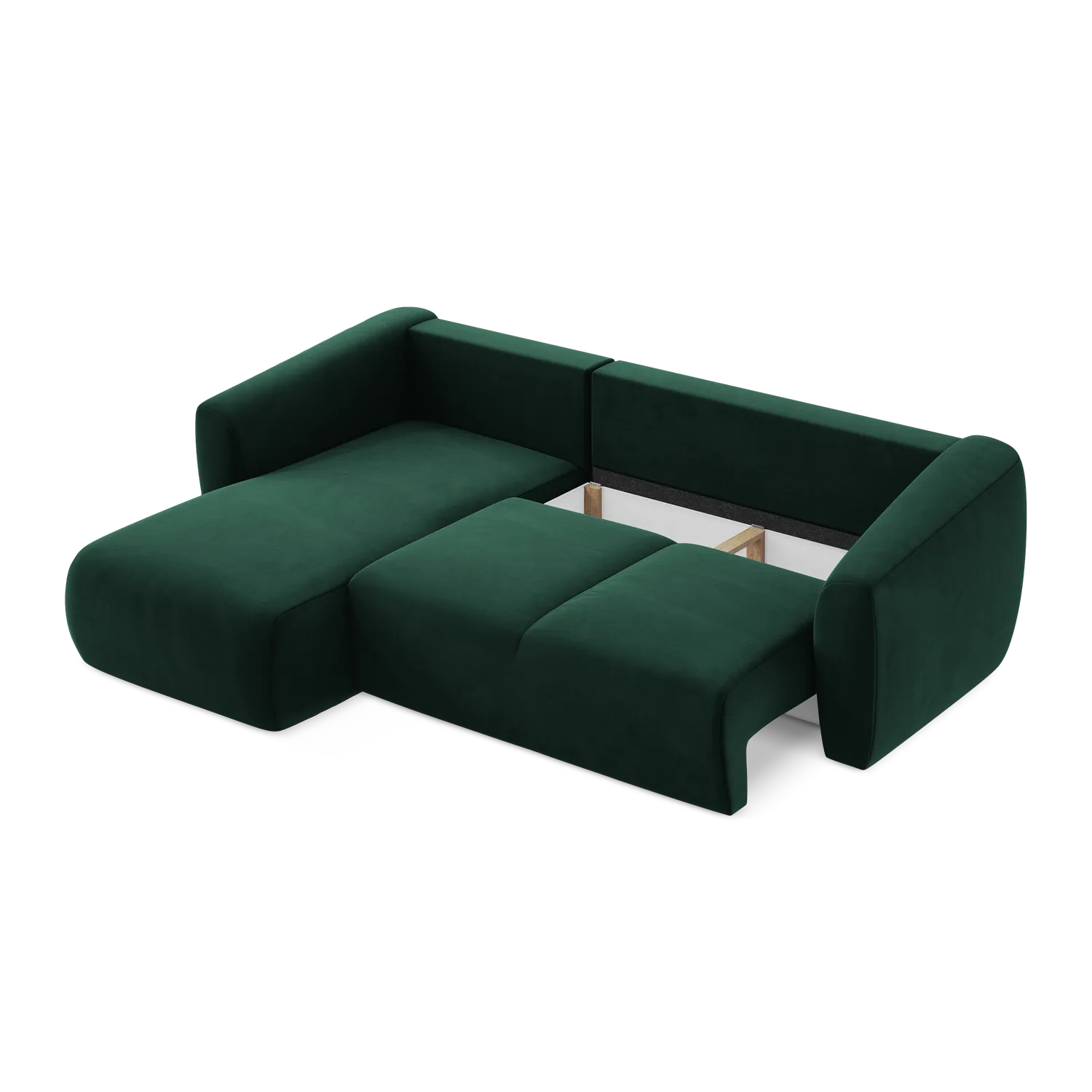 Bluvel - Fabb - Butelkowa zieleń / Lewy