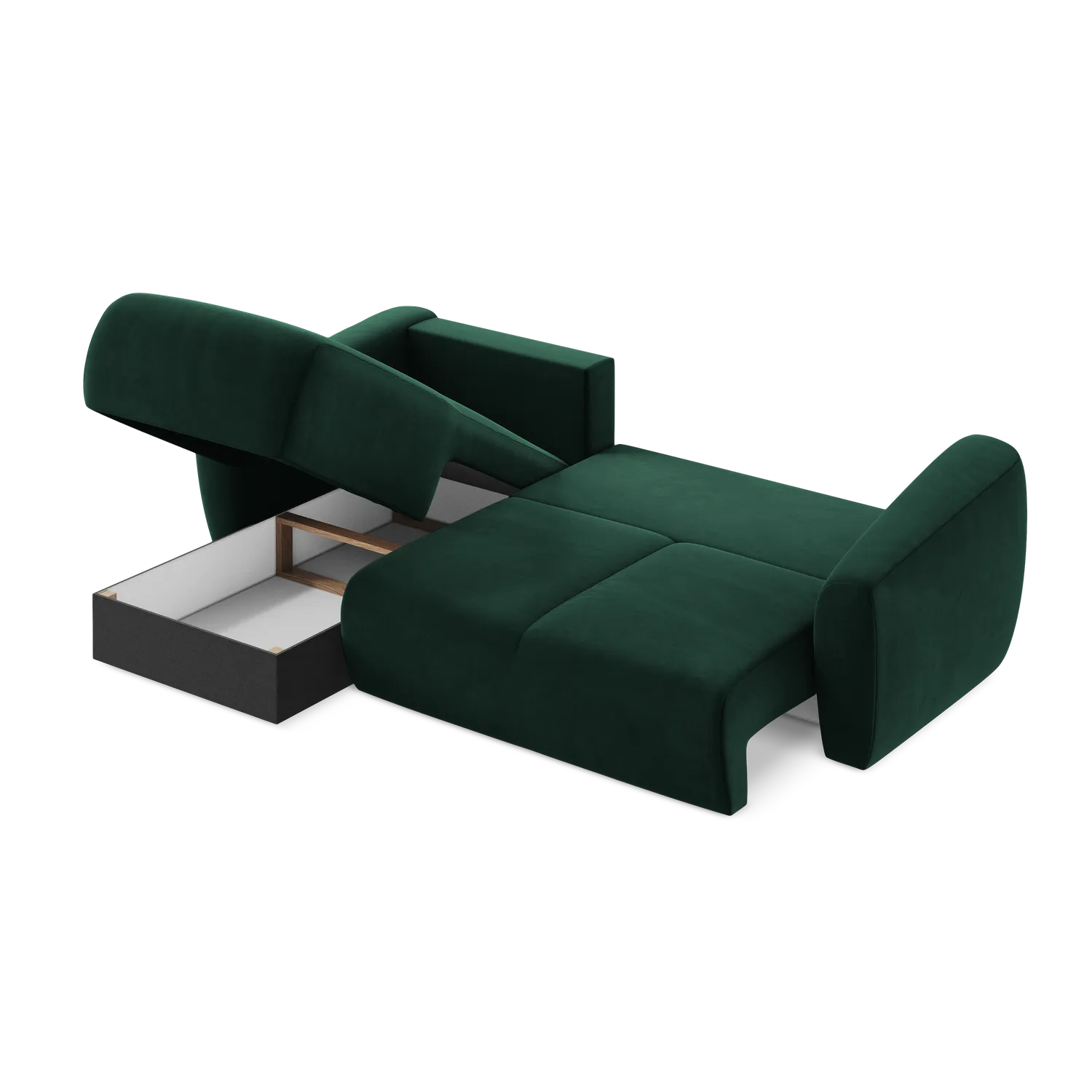 Bluvel - Fabb - Butelkowa zieleń / Lewy