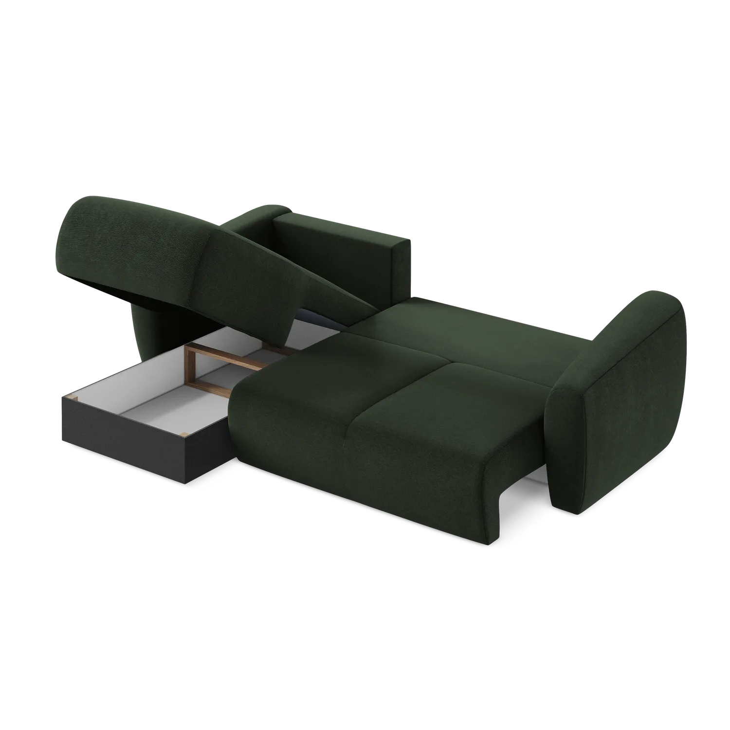 Cube - Agmamito - Butelkowa zieleń / Lewy