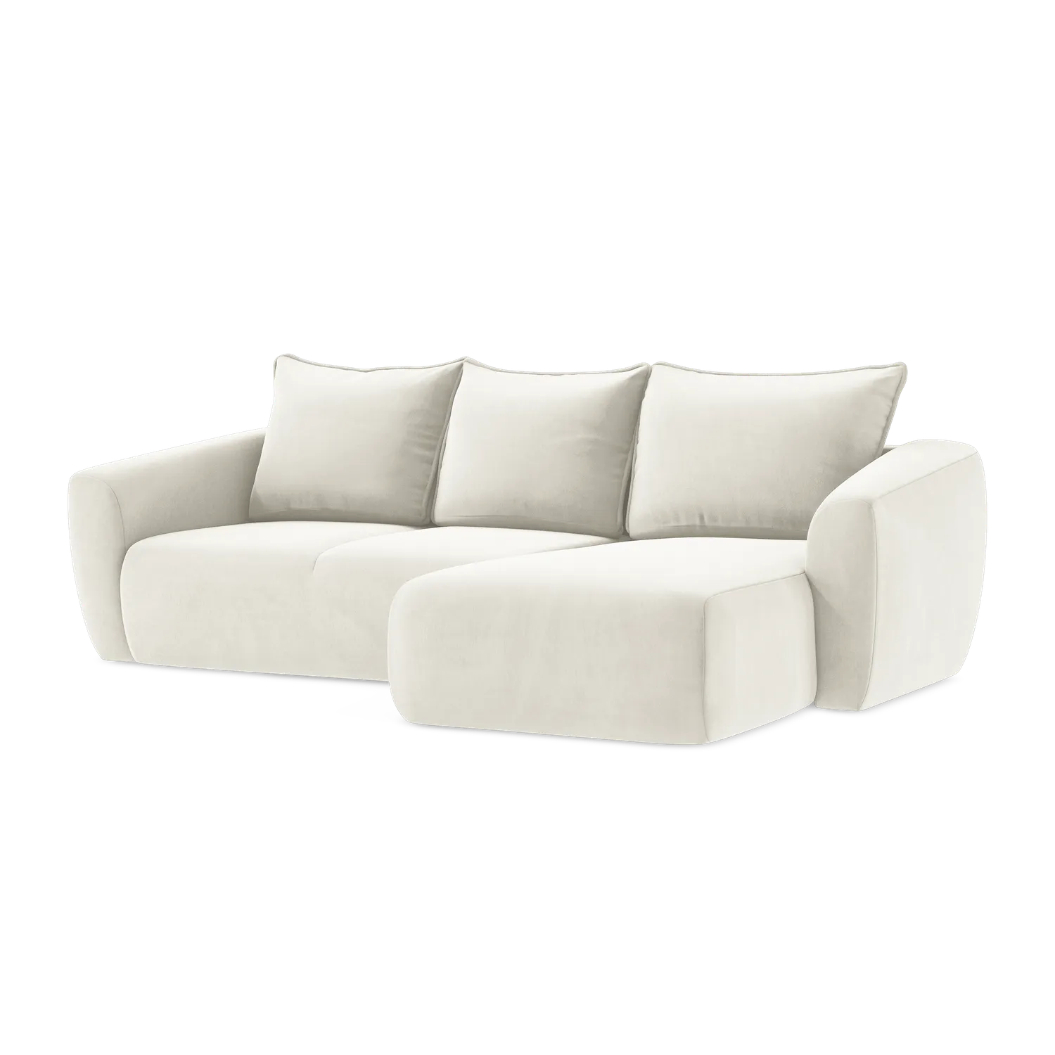 Bluvel - Fabb - Jasny beż / Prawy