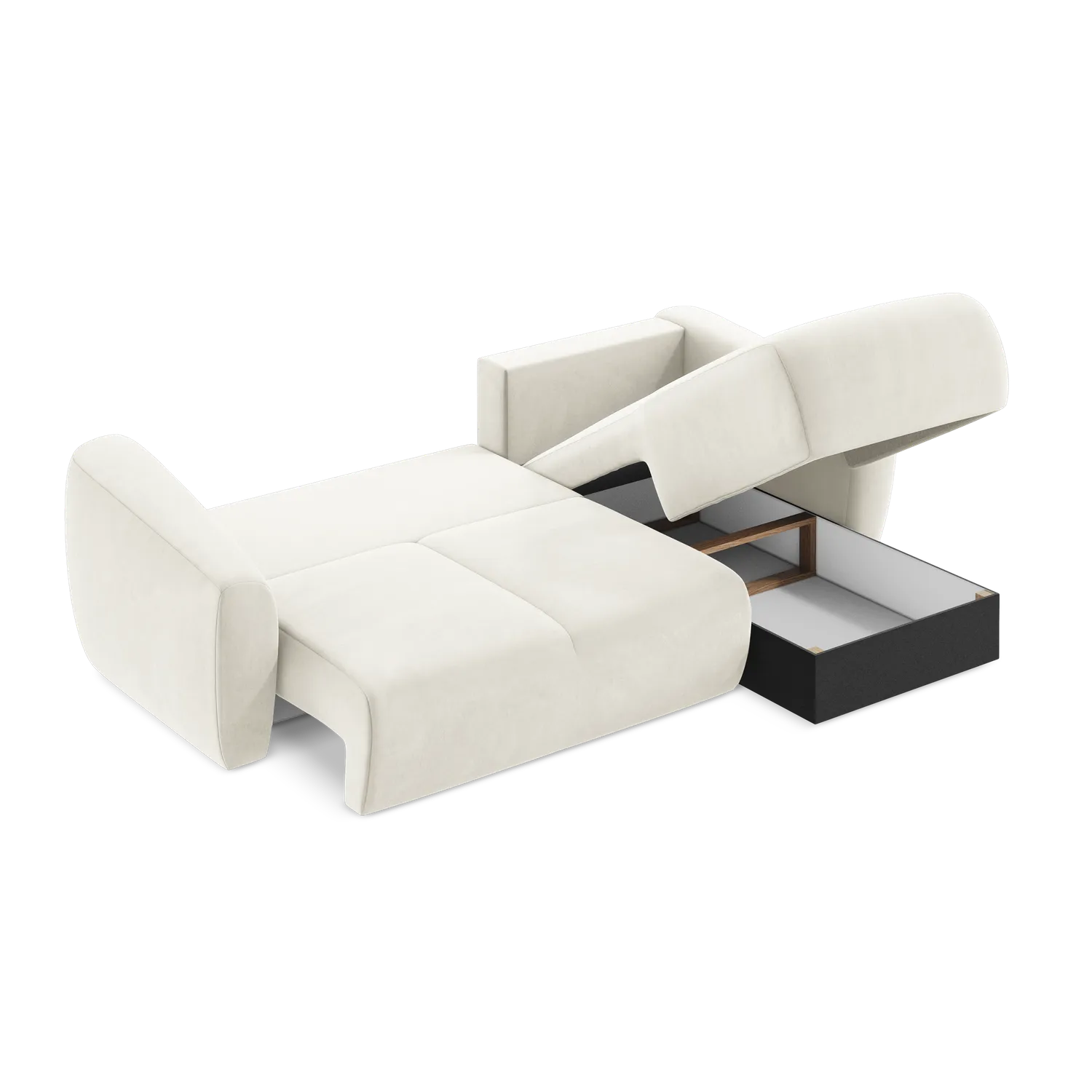 Bluvel - Fabb - Jasny beż / Prawy