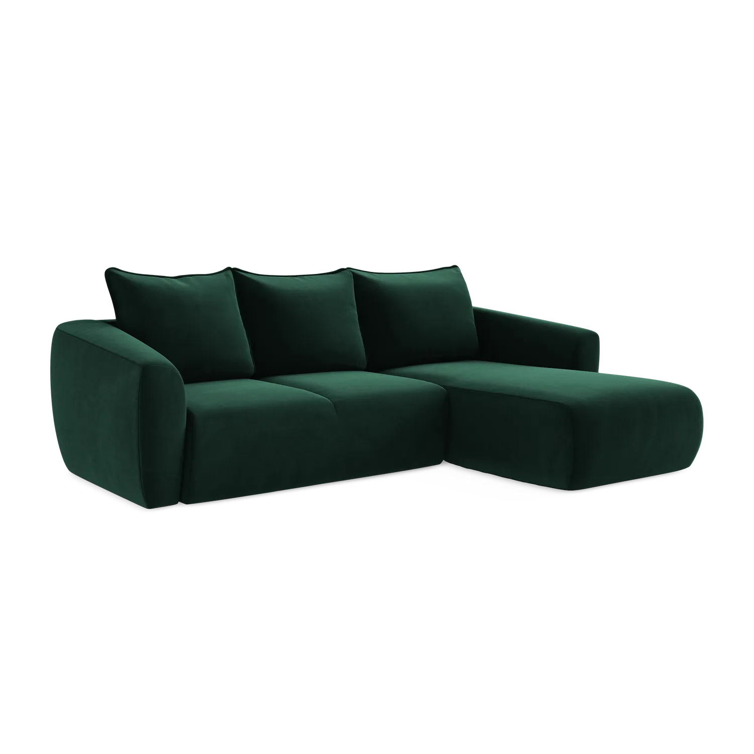 Bluvel - Fabb - Butelkowa zieleń / Prawy