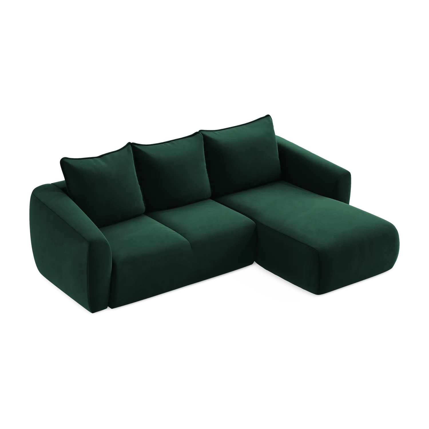 Bluvel - Fabb - Butelkowa zieleń / Prawy