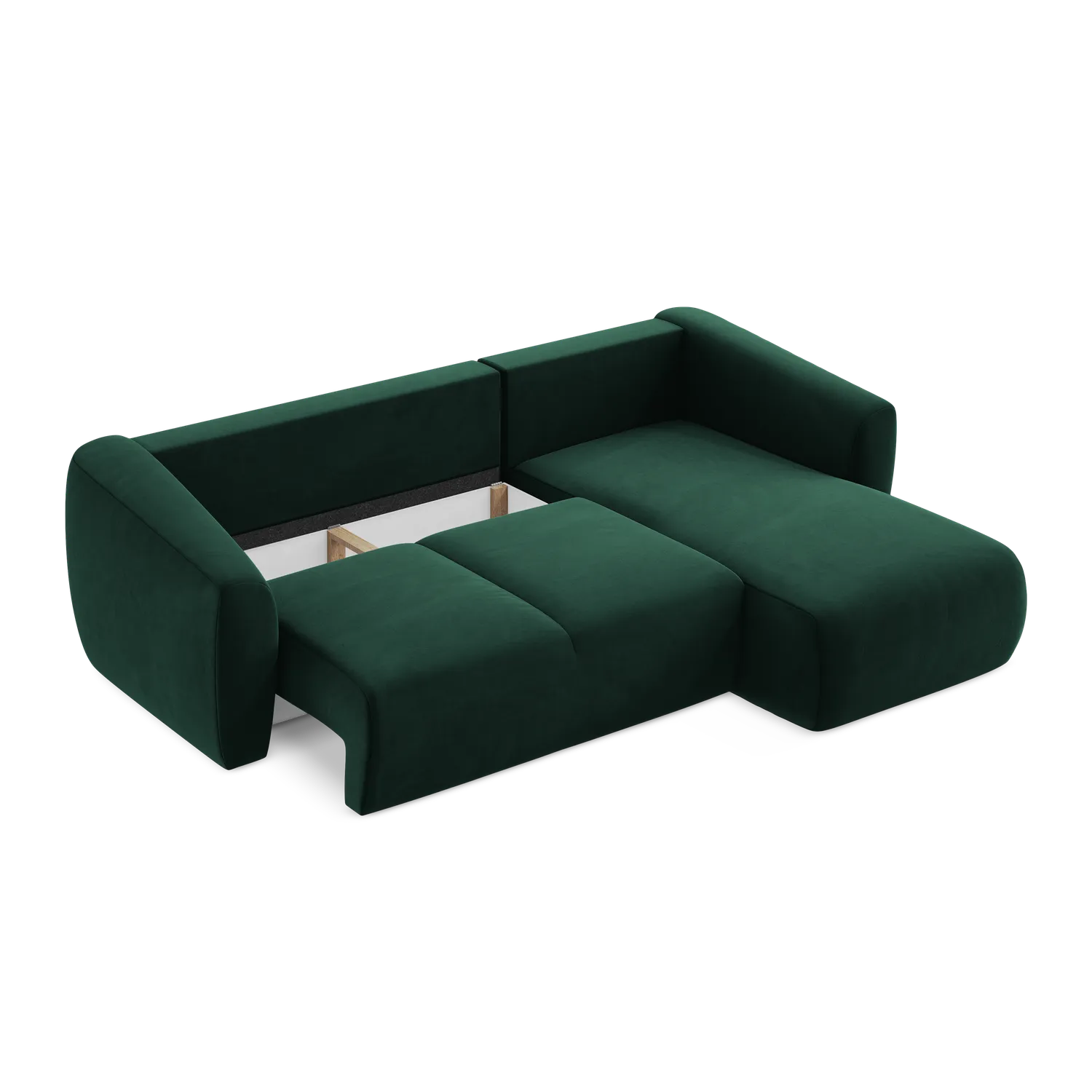 Bluvel - Fabb - Butelkowa zieleń / Prawy