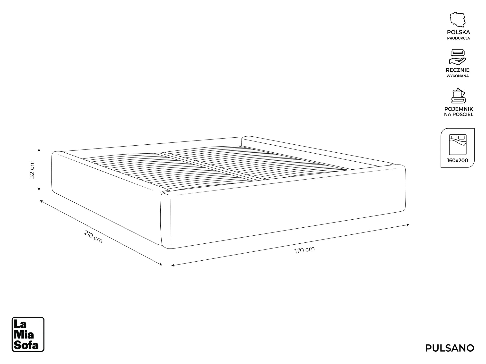 Bluvel - Fabb - Oliwkowy - 160x200