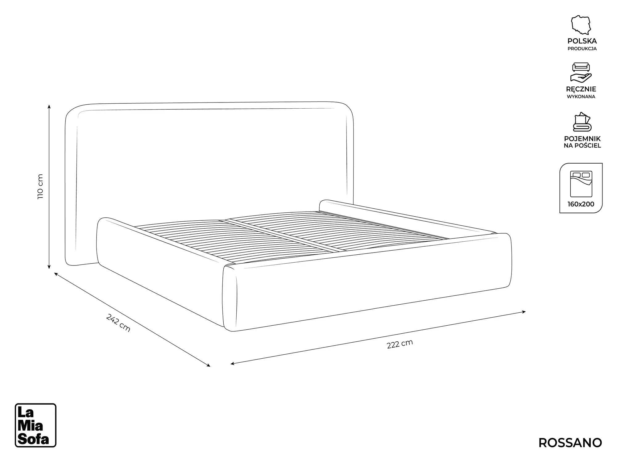 Bluvel - Fabb - Lawendowy - 160x200