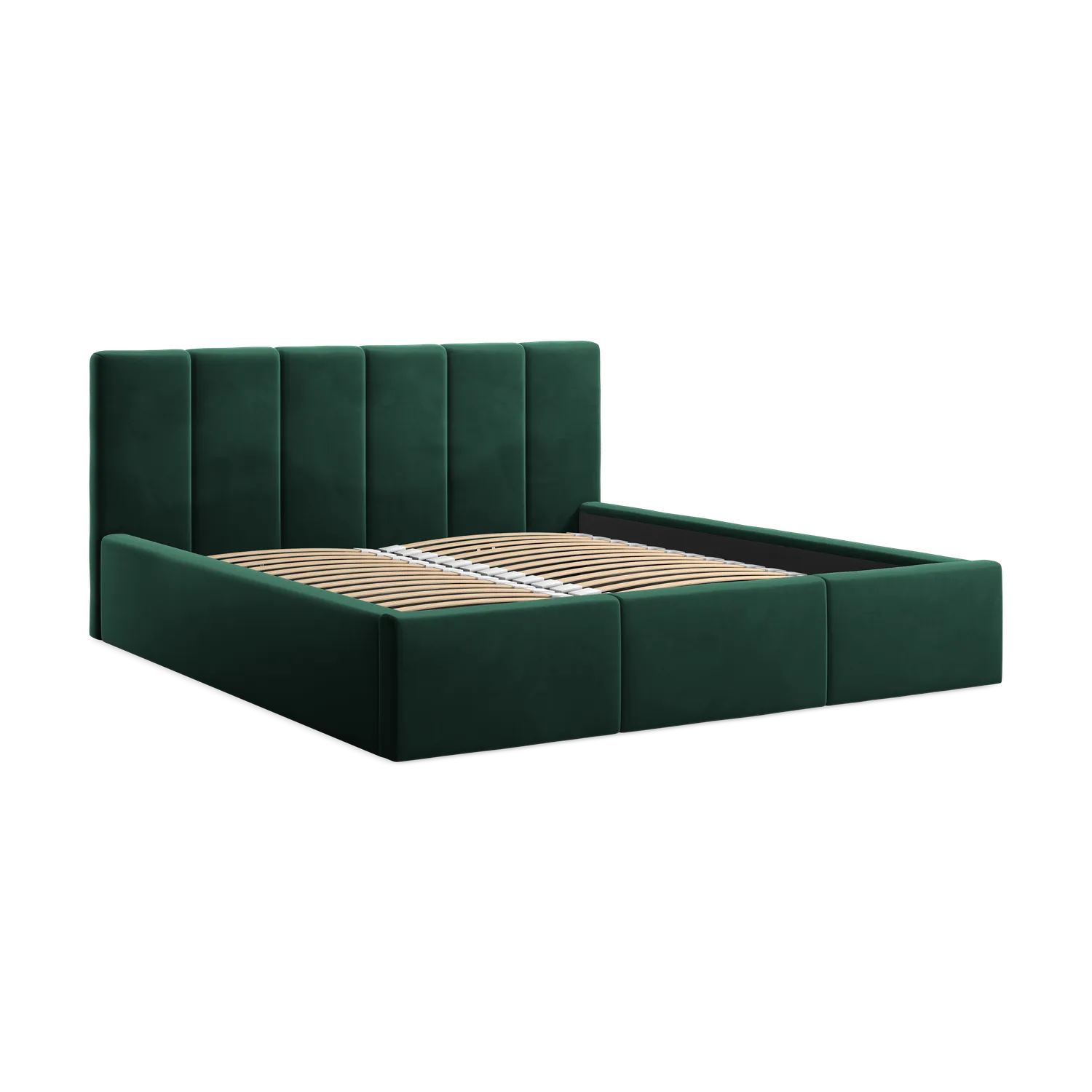 Bluvel - Fabb - Butelkowa zieleń - 180x200