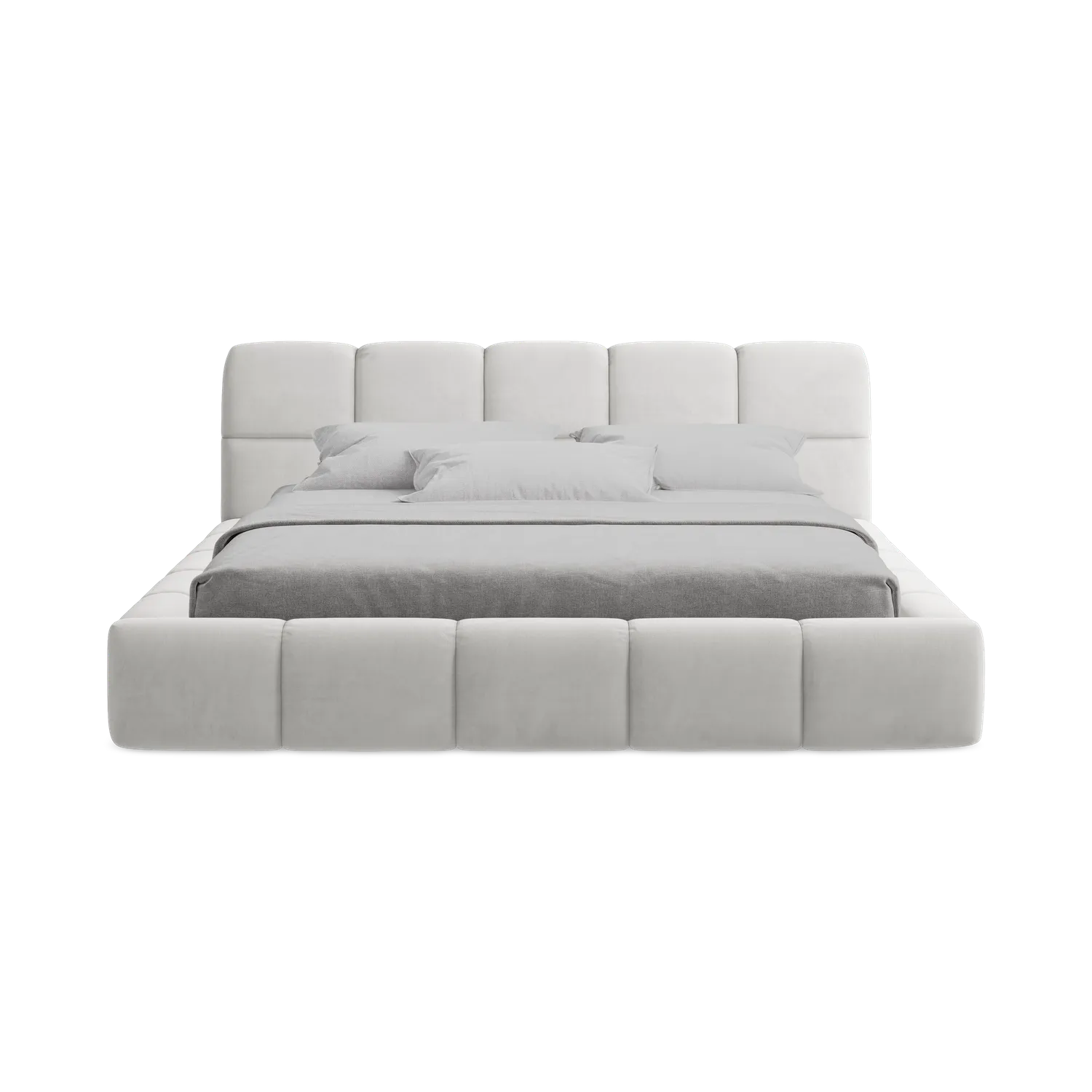 Bluvel - Fabb - Srebrny - 140x200