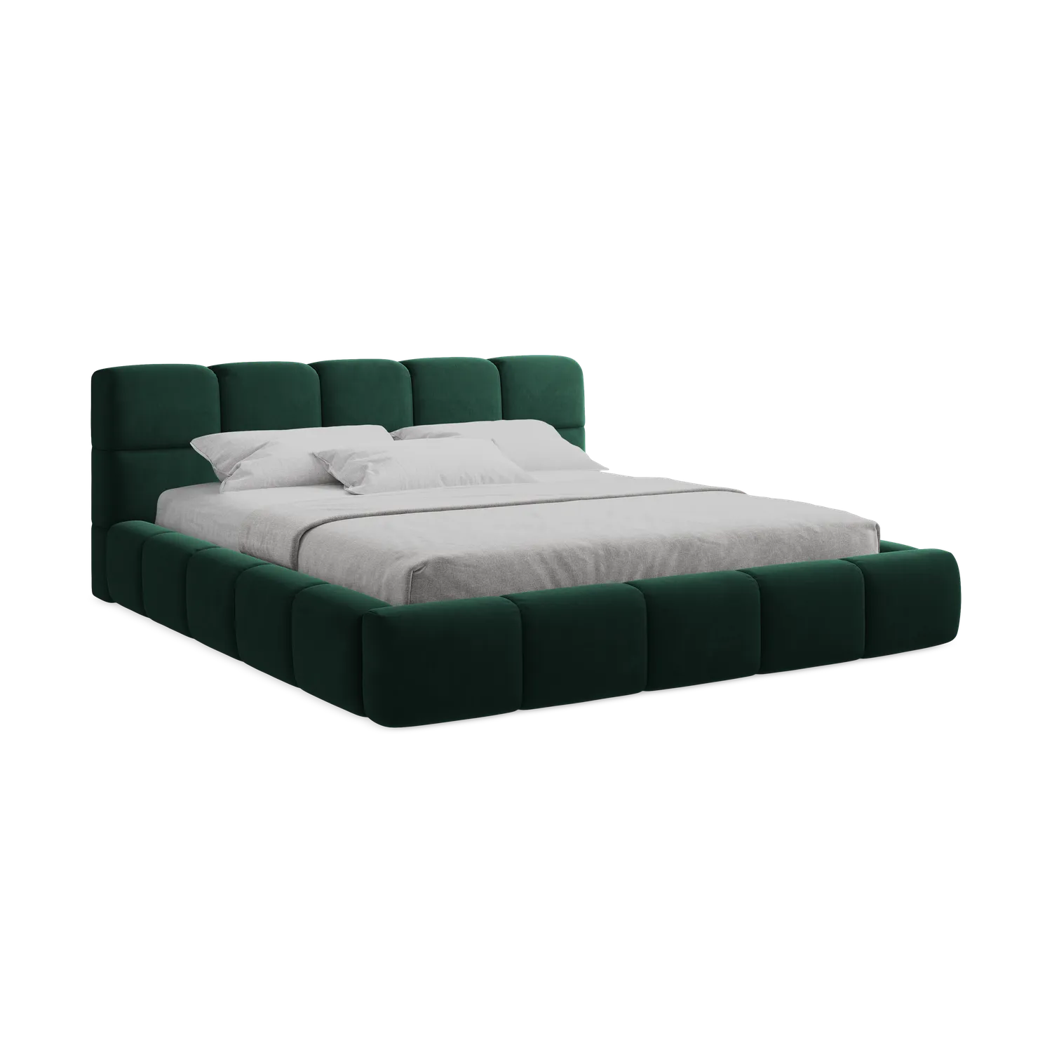 Bluvel - Fabb - Butelkowa zieleń - 180x200