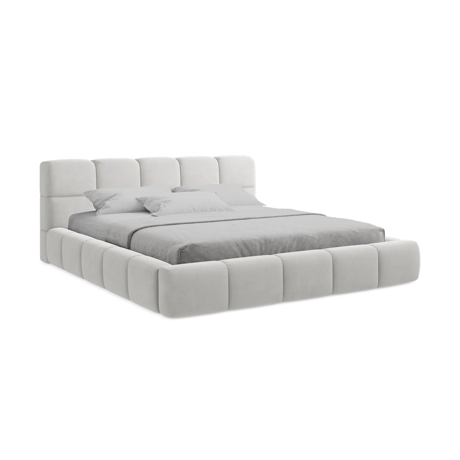 Bluvel - Fabb - Srebrny - 180x200