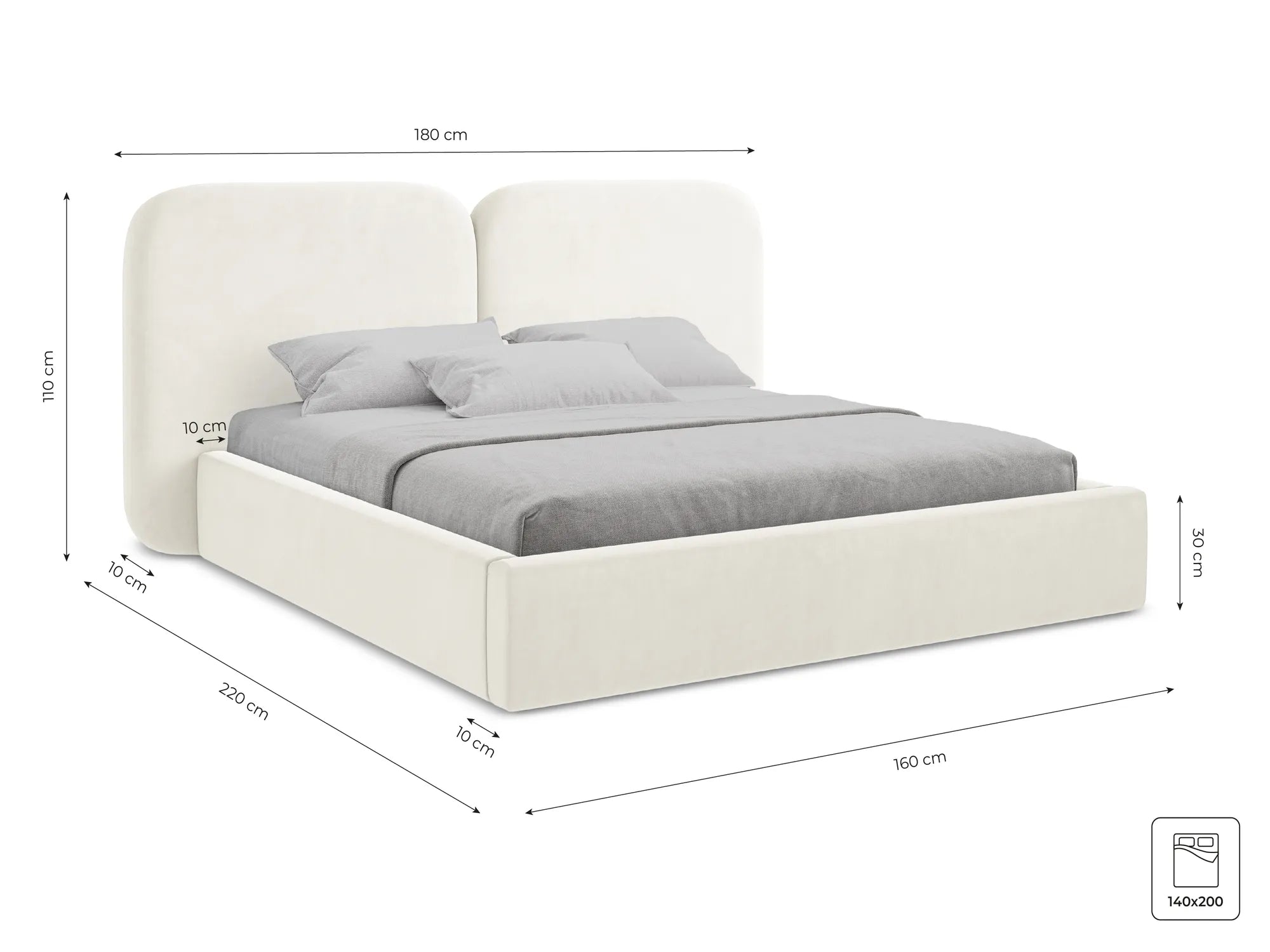 Bluvel - Fabb - Kreci - 140x200