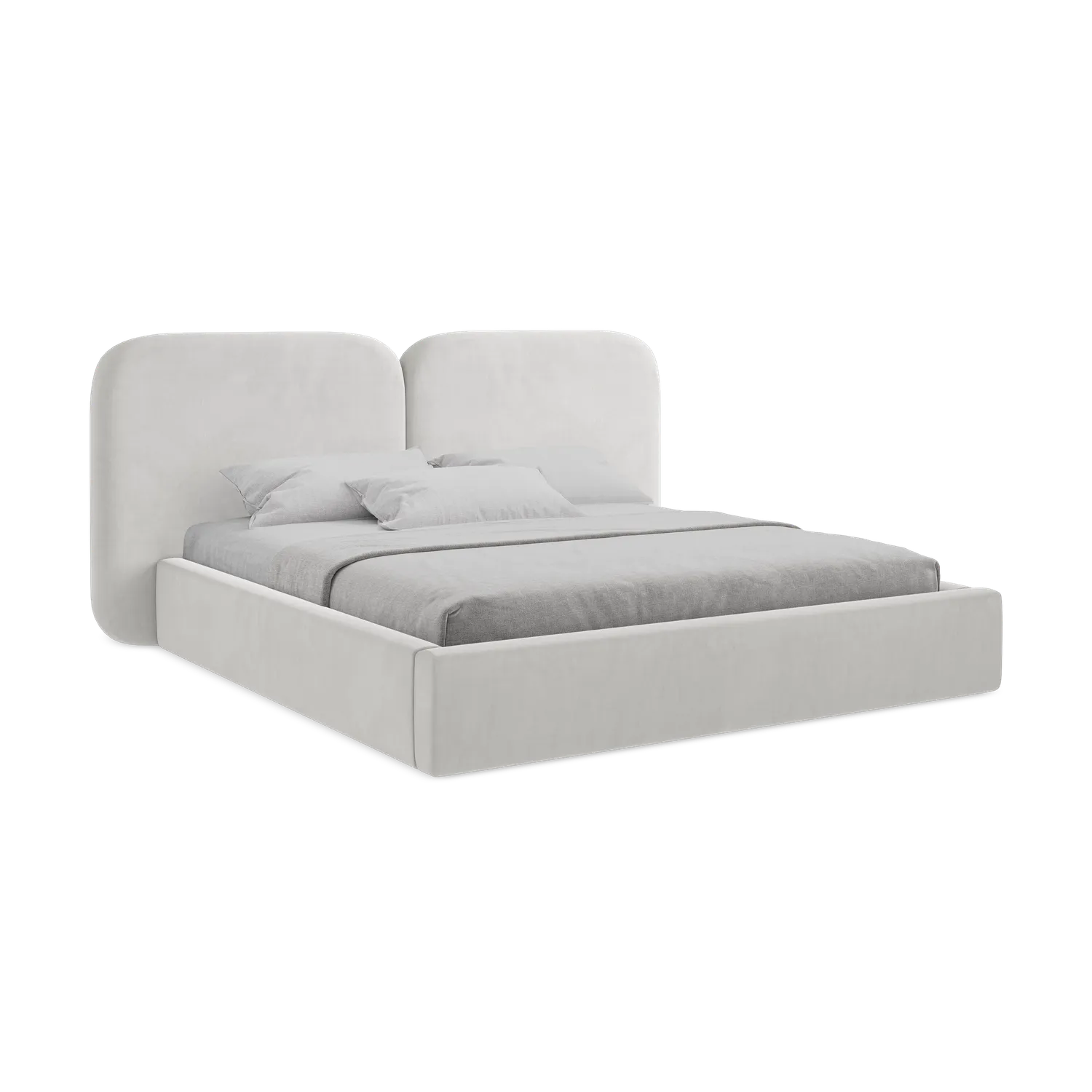 Bluvel - Fabb - Srebrny - 140x200