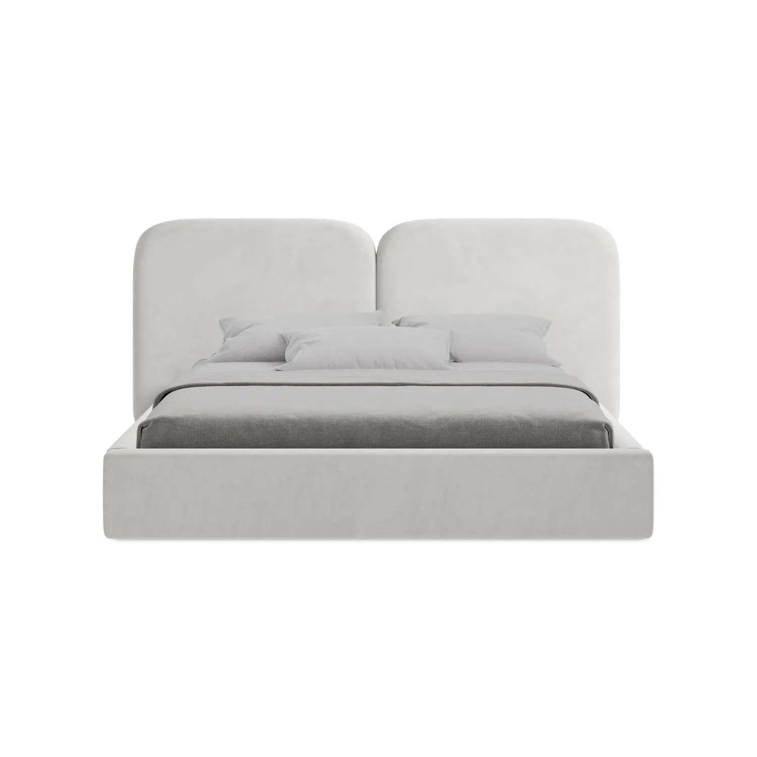 Bluvel - Fabb - Srebrny - 140x200