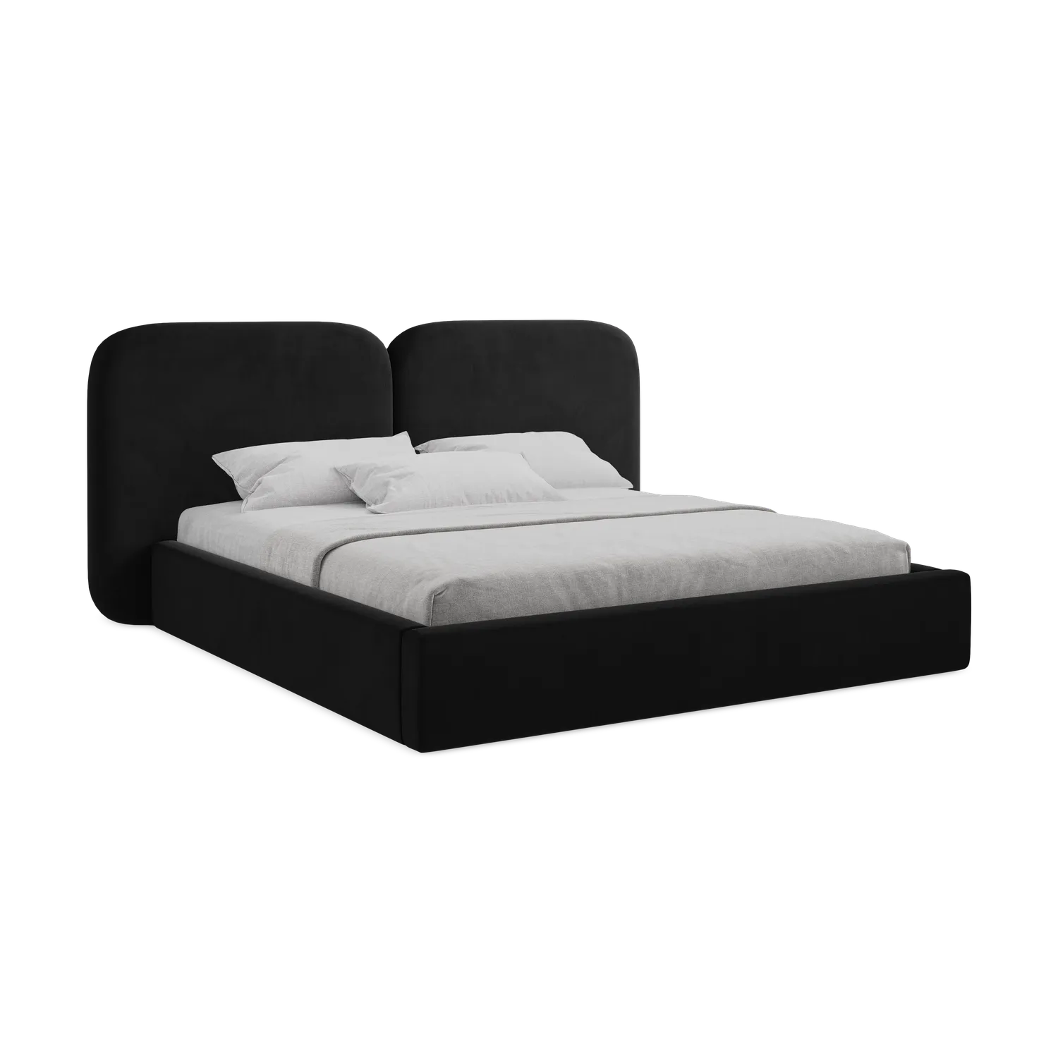 Bluvel - Fabb - Czarny - 160x200