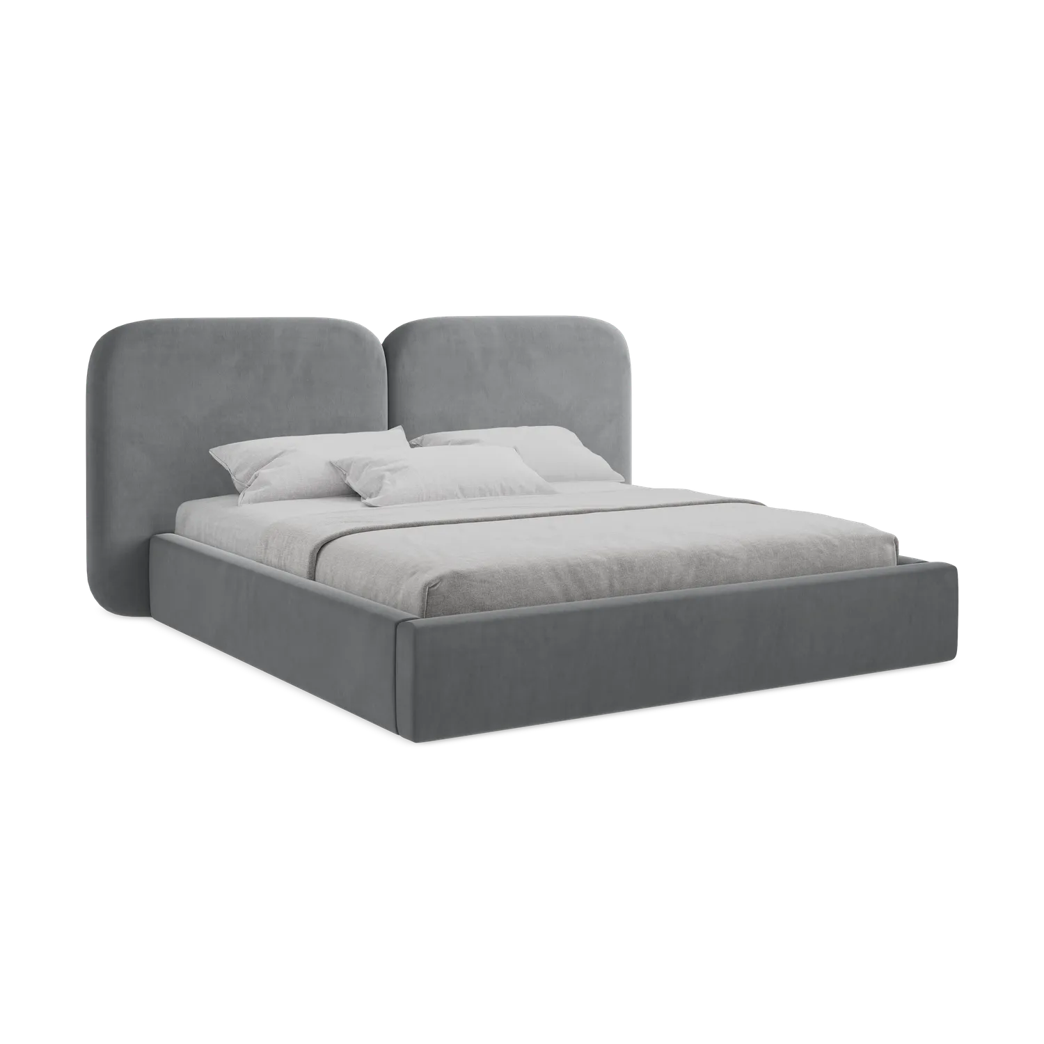 Bluvel - Fabb - Stalowy - 160x200