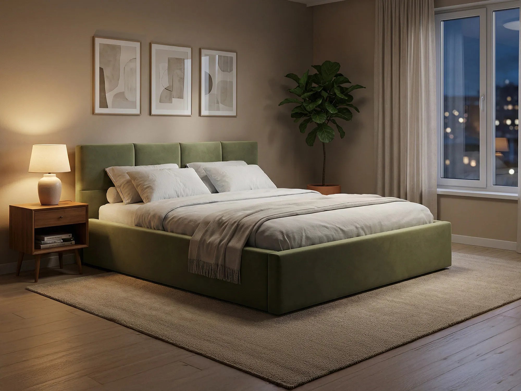 Bluvel - Fabb - Czarny - 180x200