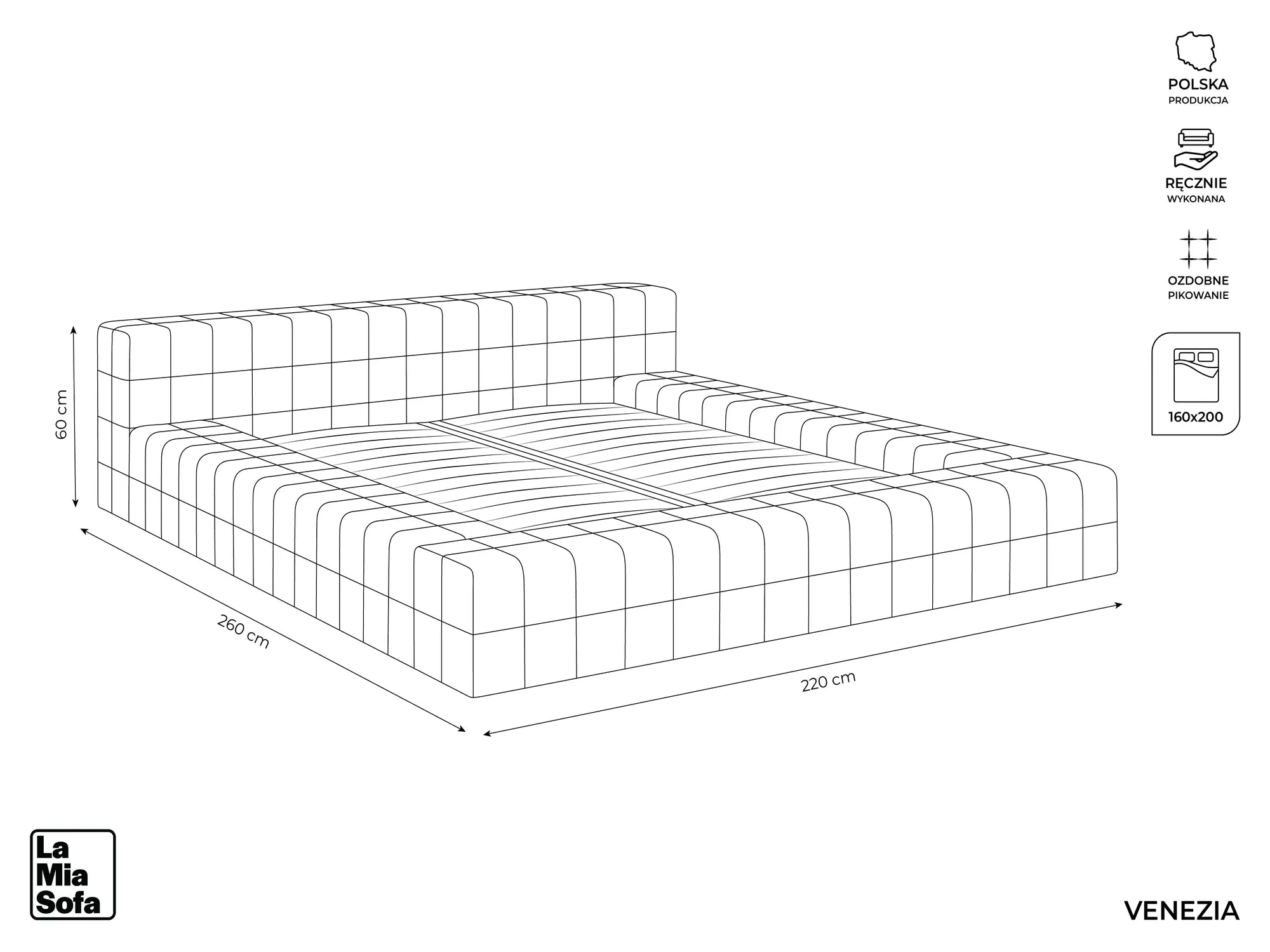 Bluvel - Fabb - Lawendowy - 160x200