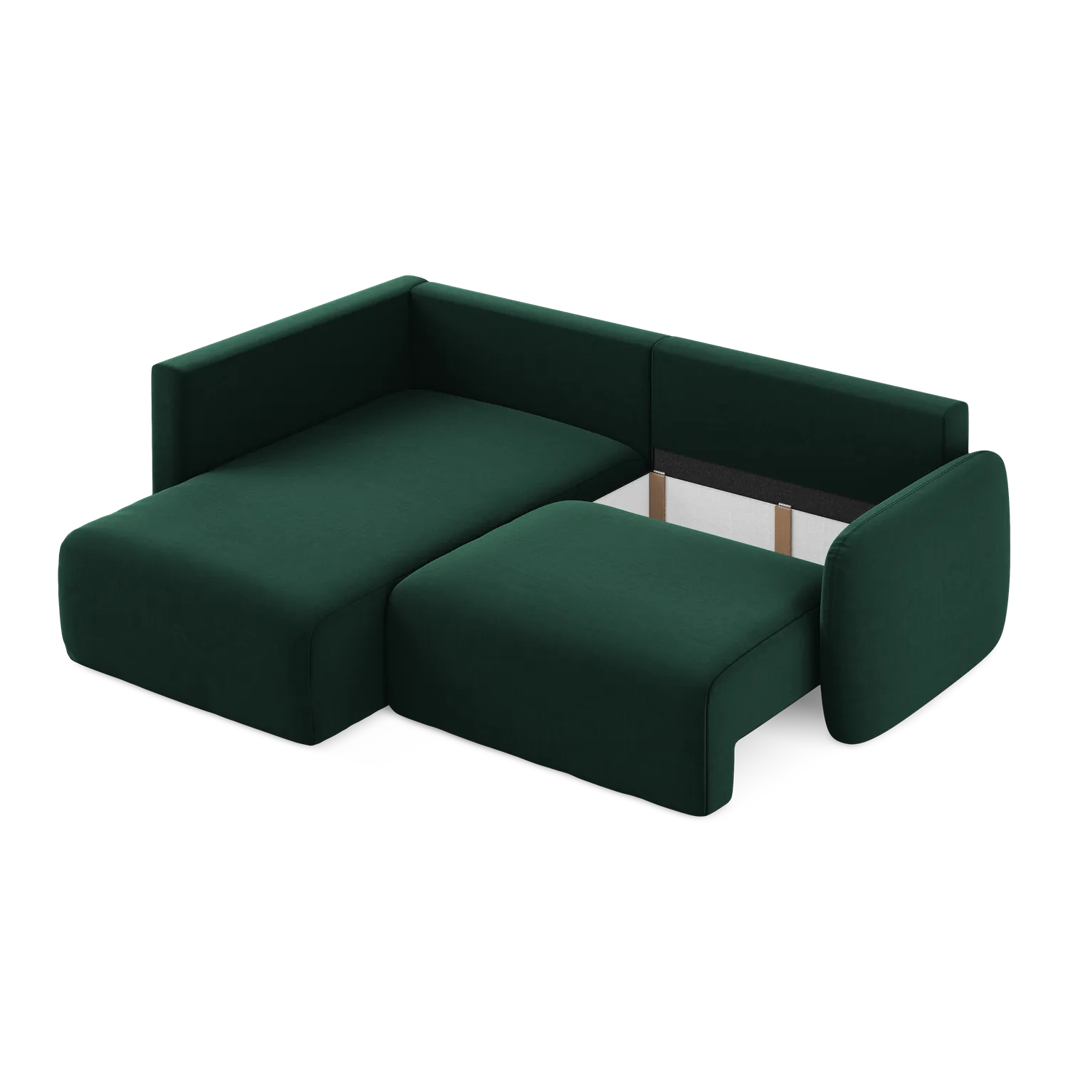 Bluvel - Fabb - Butelkowa zieleń / Lewy