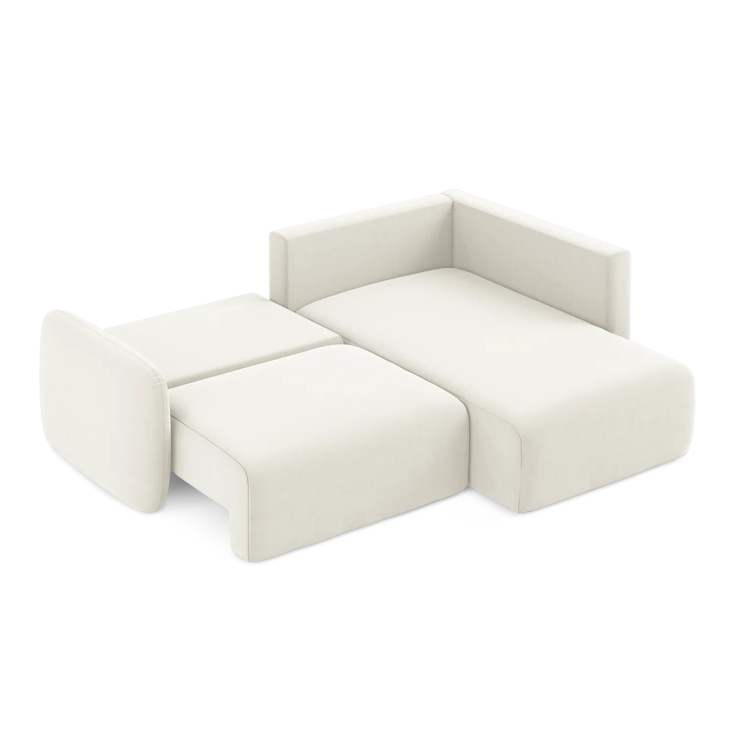 Bluvel - Fabb - Jasny beż / Prawy