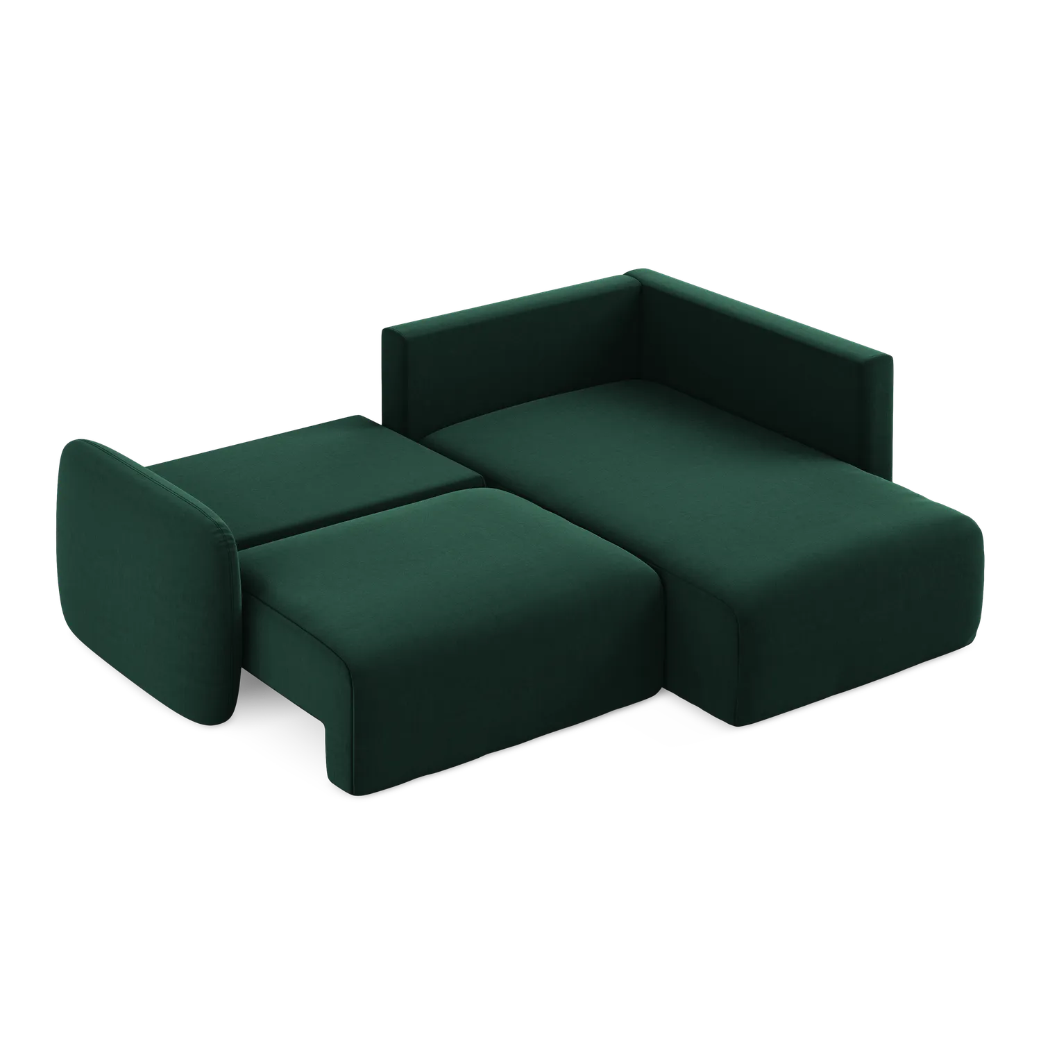 Bluvel - Fabb - Butelkowa zieleń / Prawy