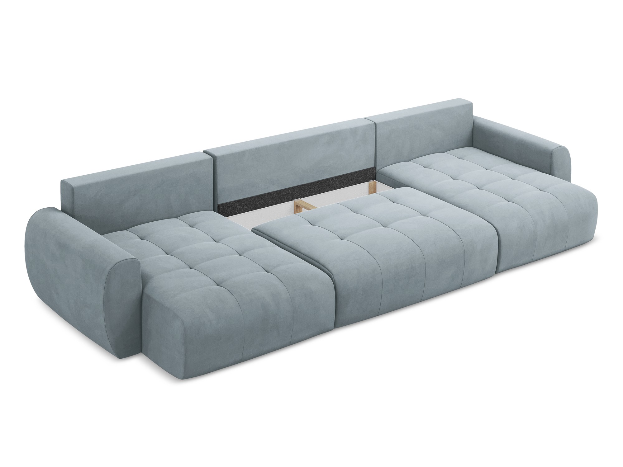 LaMiaSofa - Panoramic Corner Sofa with sleeping function Cefalu - 385cm