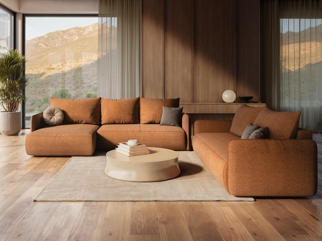 LaMiaSofa - Sofa 3-osobowa z funkcją spania Palermo - 216cm
