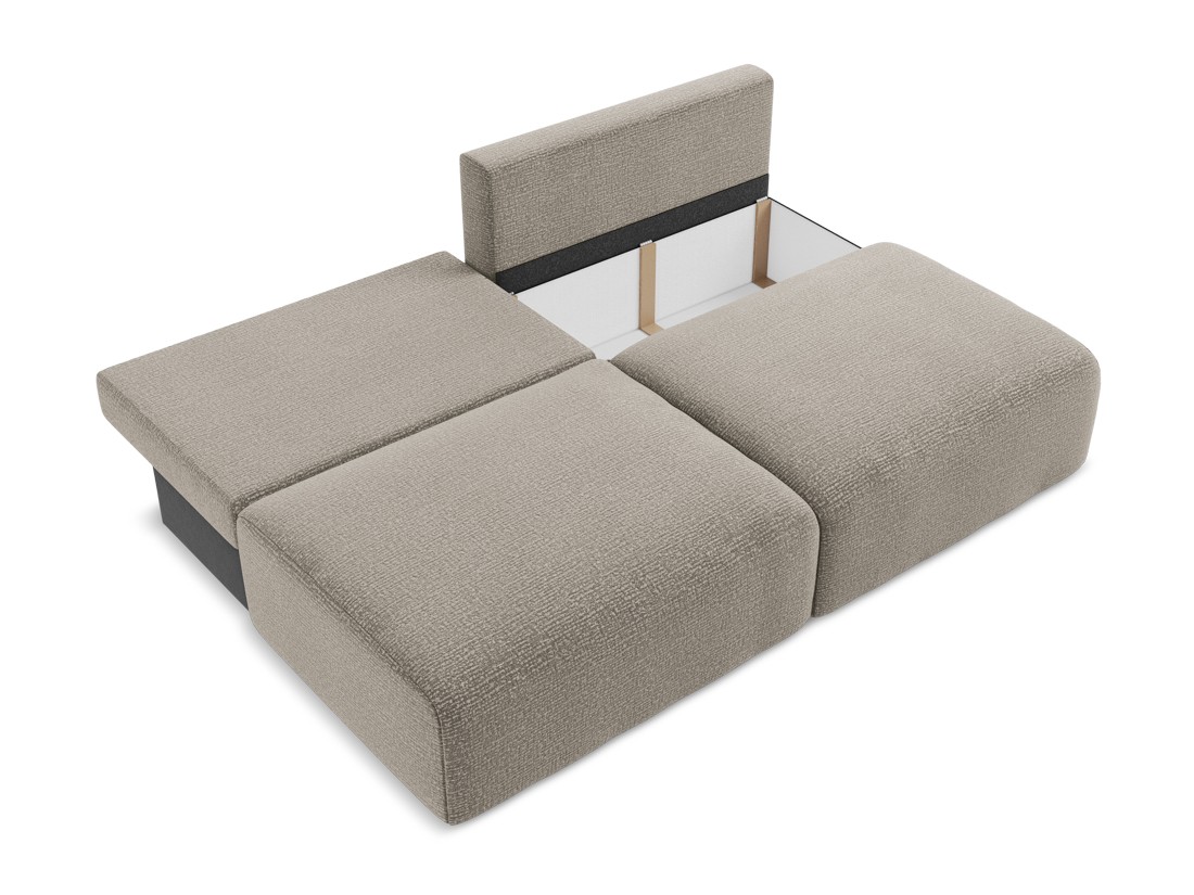 LaMiaSofa - Otwarta sofa 3-osobowa z funkcją spania Veroli - 216cm